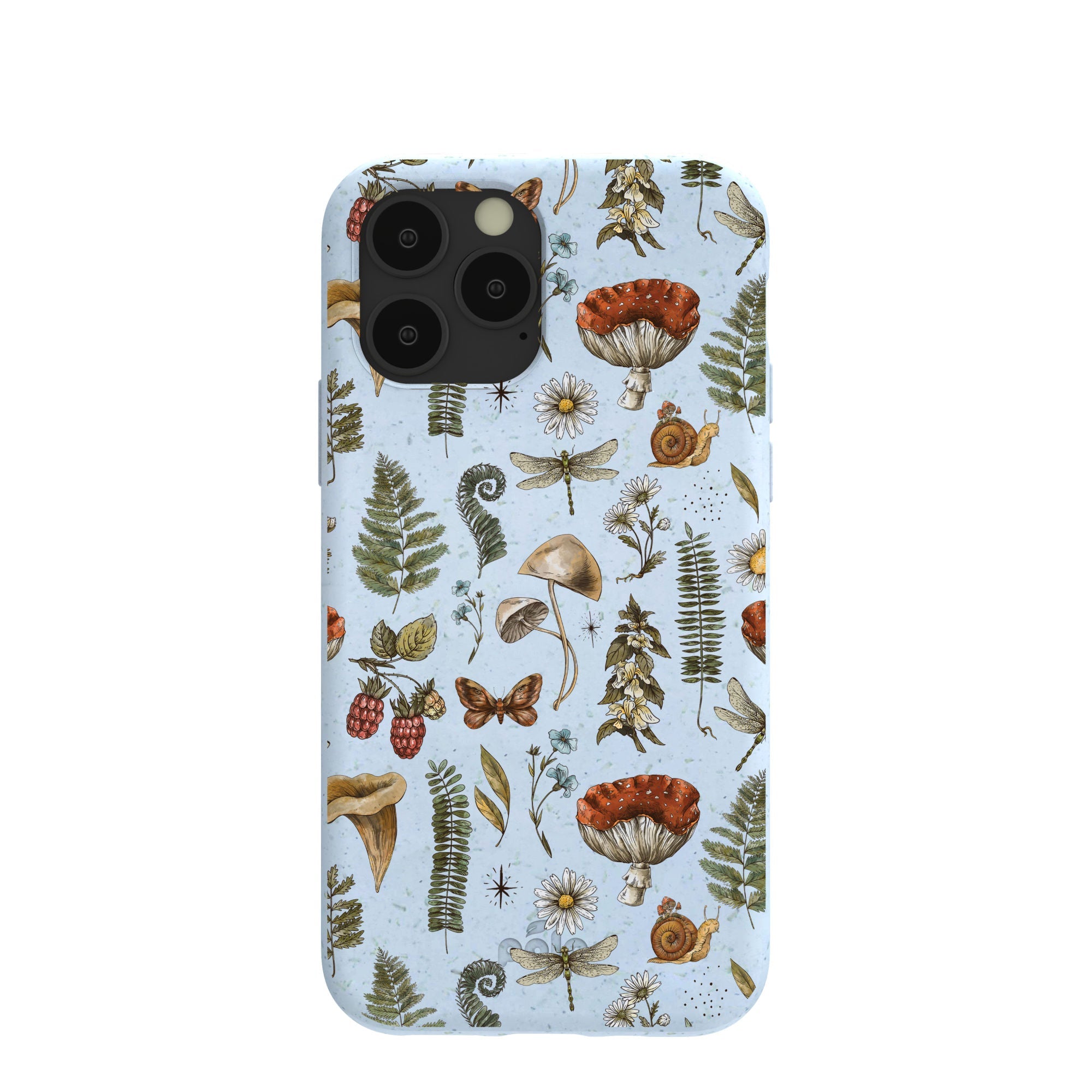 Powder Blue Nature walks iPhone 11 Pro Case Refurbished - Pela Case refurbished available on Cerqular