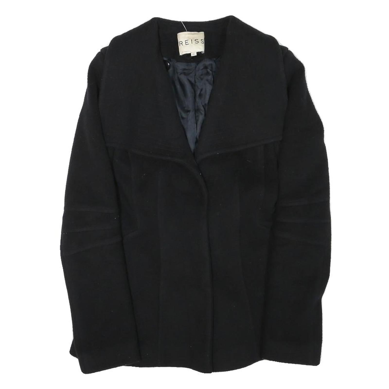 Buy REISS Womens Black Wool Blend Jacket XS Button Closure Classic Fit Elegant Refurbished - $57.19 REISS Womens Black Wool Blend Jacket XS Button Closure Classic Fit Elegant Refurbished - N/A refurbished available on Cerqular