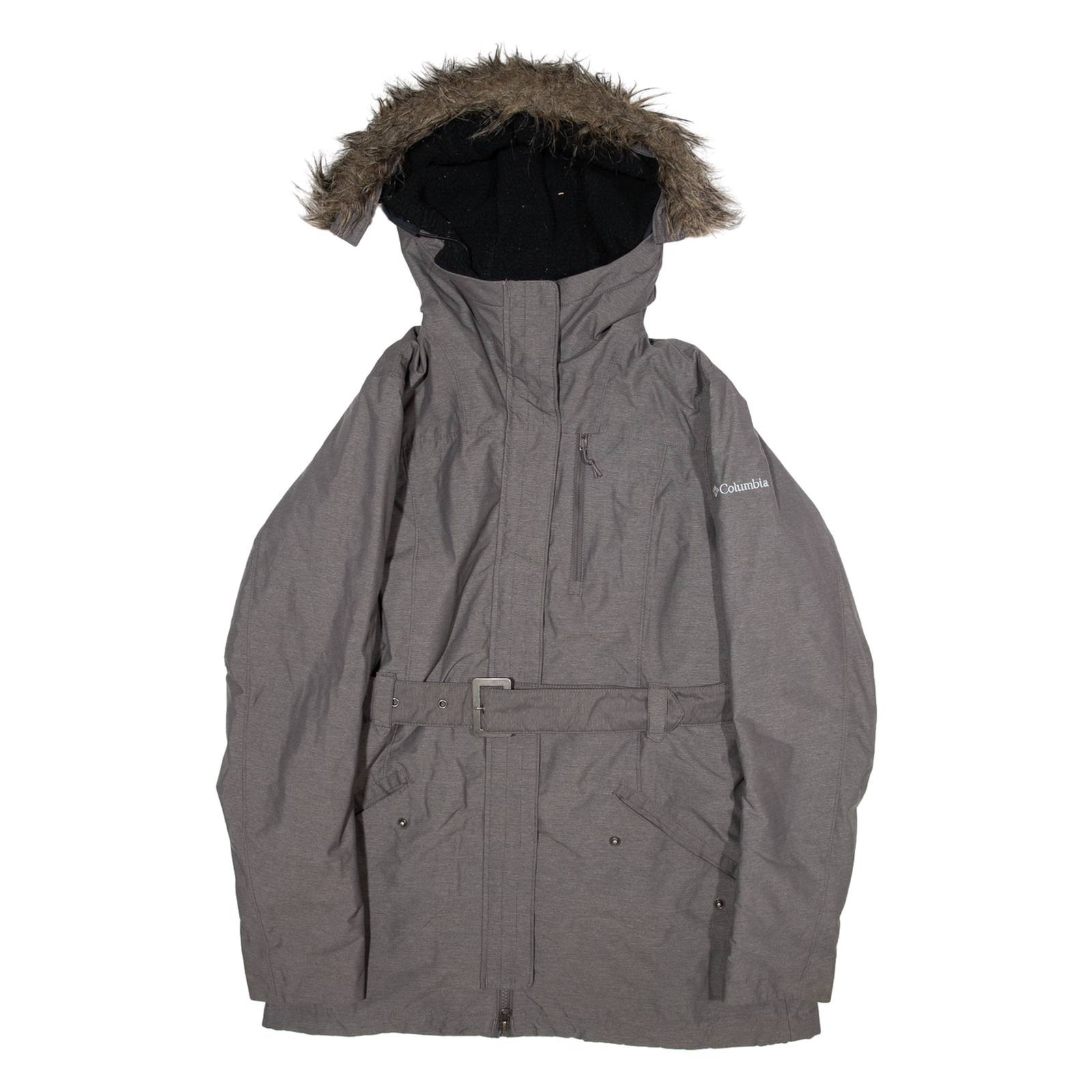 Buy COLUMBIA Belted Insulated Womens Parka Jacket Grey Nylon M Refurbished - $68.89 COLUMBIA Belted Insulated Womens Parka Jacket Grey Nylon M Refurbished - N/A refurbished available on Cerqular