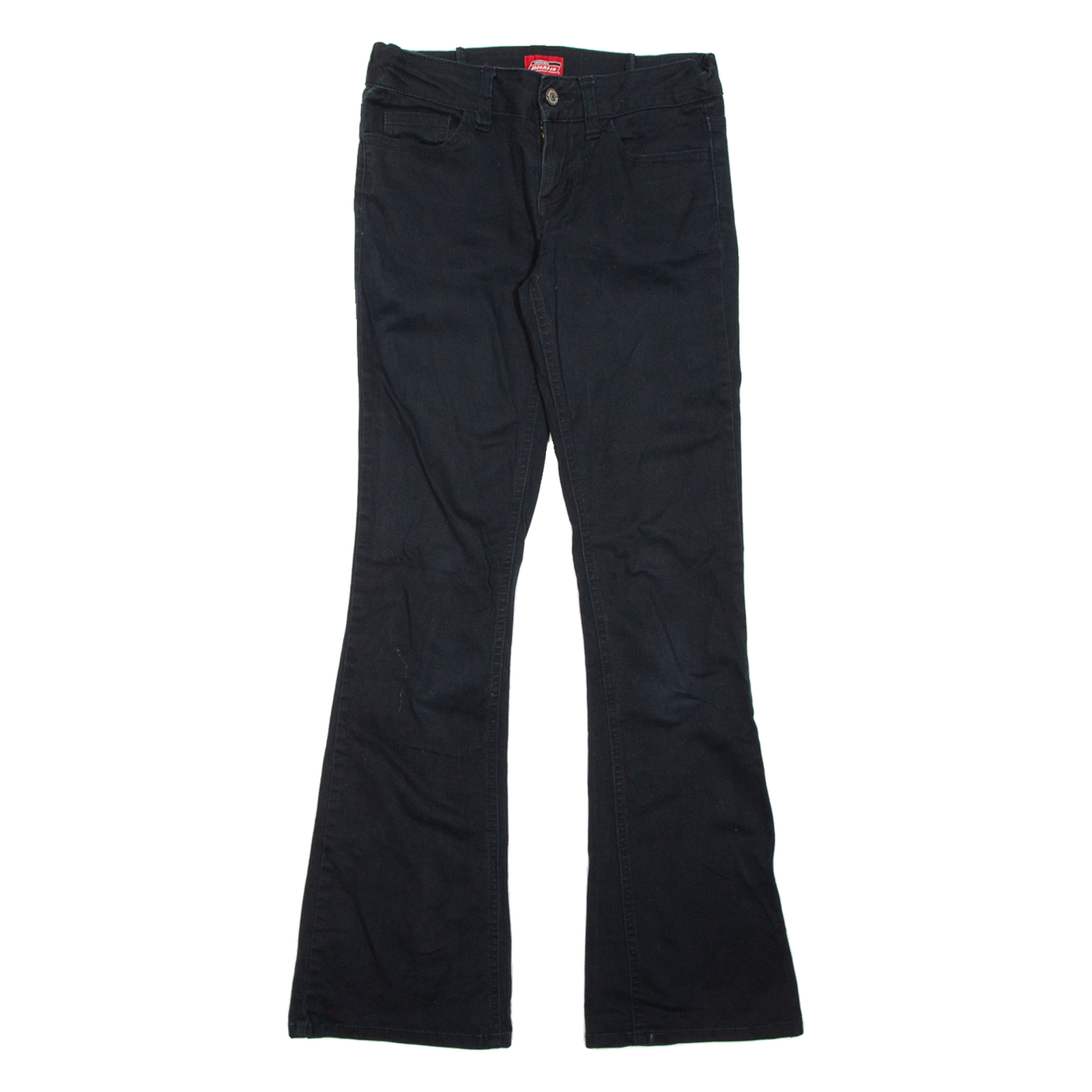 DICKIES Womens Trousers Black Regular Bootcut W28 L30 Refurbished - N/A refurbished available on Cerqular