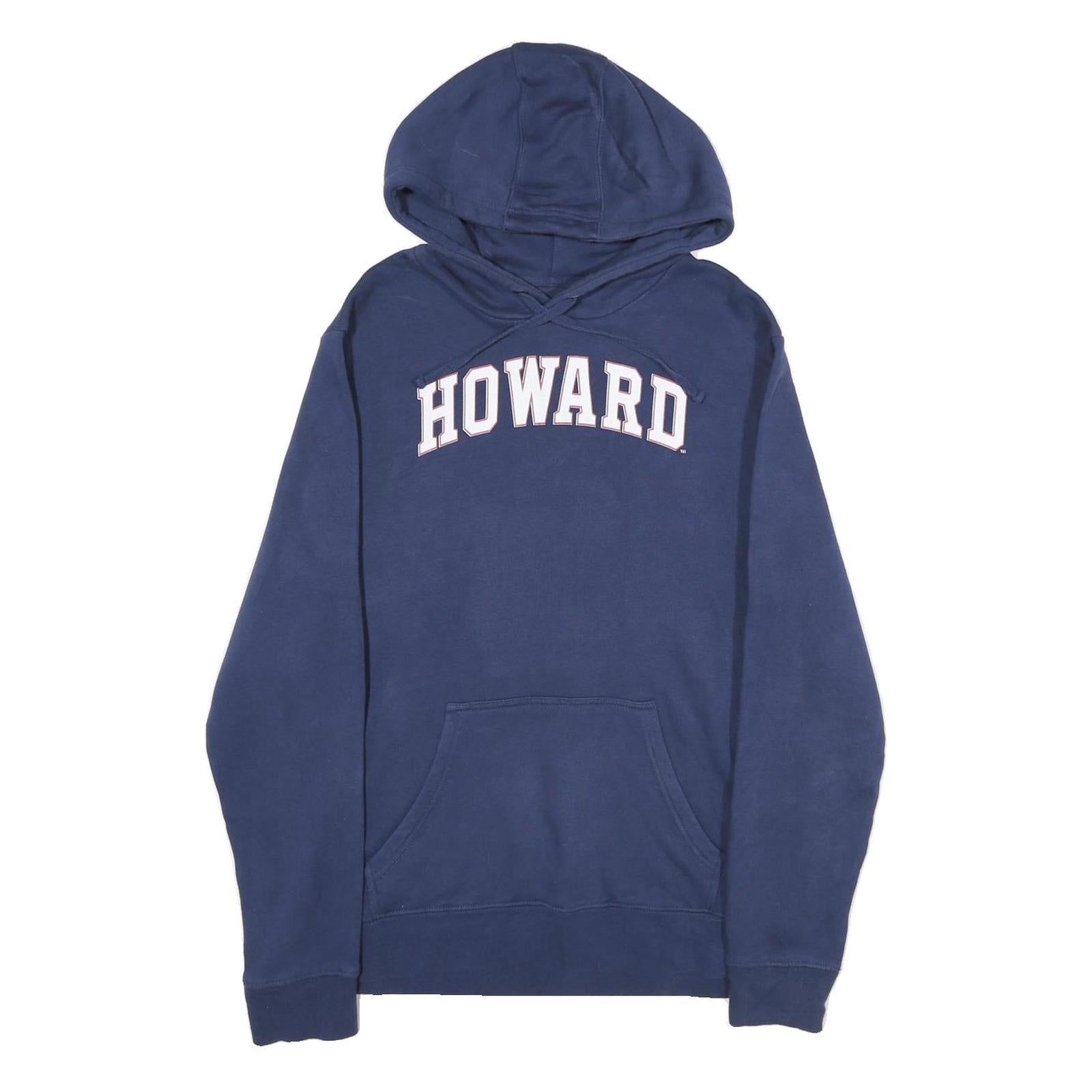FANATICS Mens Navy Blue Hoodie L Howard Printed Cotton Pullover Sweatshirt Refurbished - N/A refurbished available on Cerqular