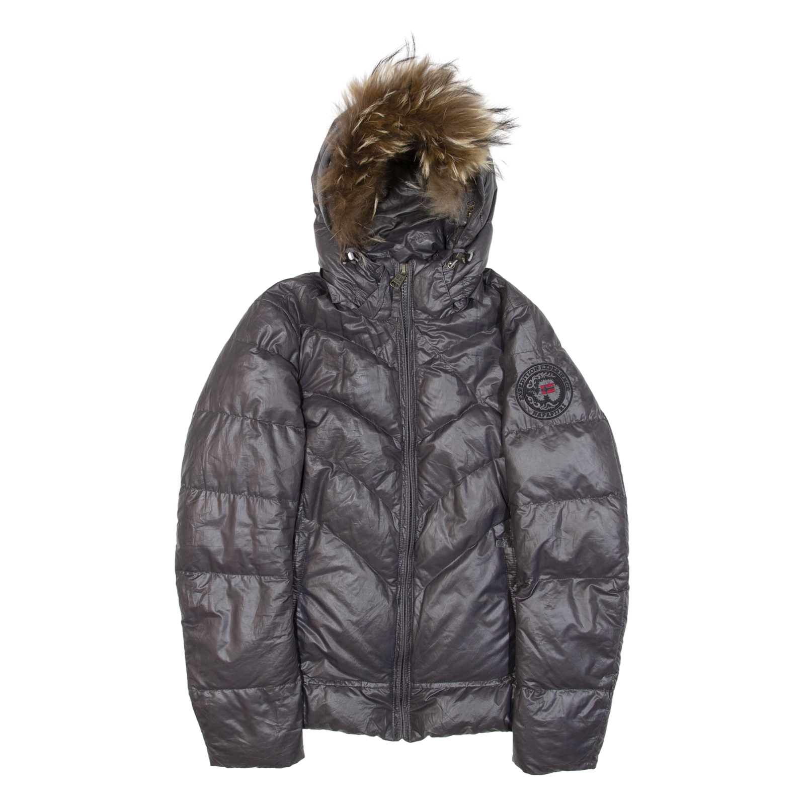 NAPAPIJRI Insulated Mens Puffer Jacket Green Hooded M Refurbished - N/A refurbished available on Cerqular