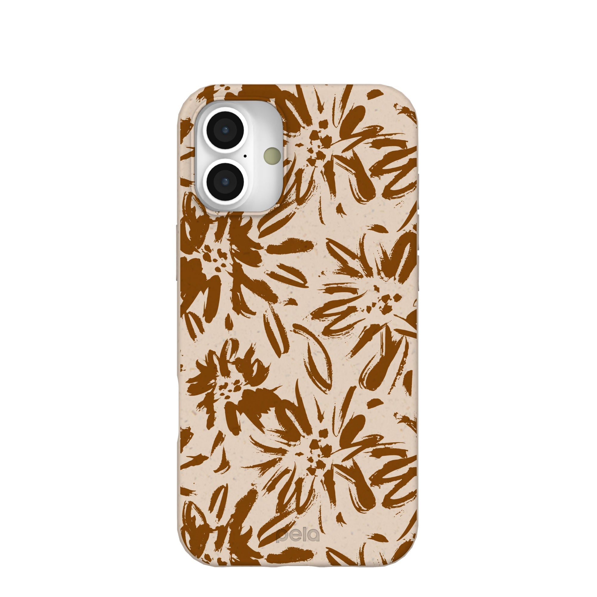Seashell Petal Burst iPhone 16 Plus Case Refurbished - Pela Case refurbished available on Cerqular