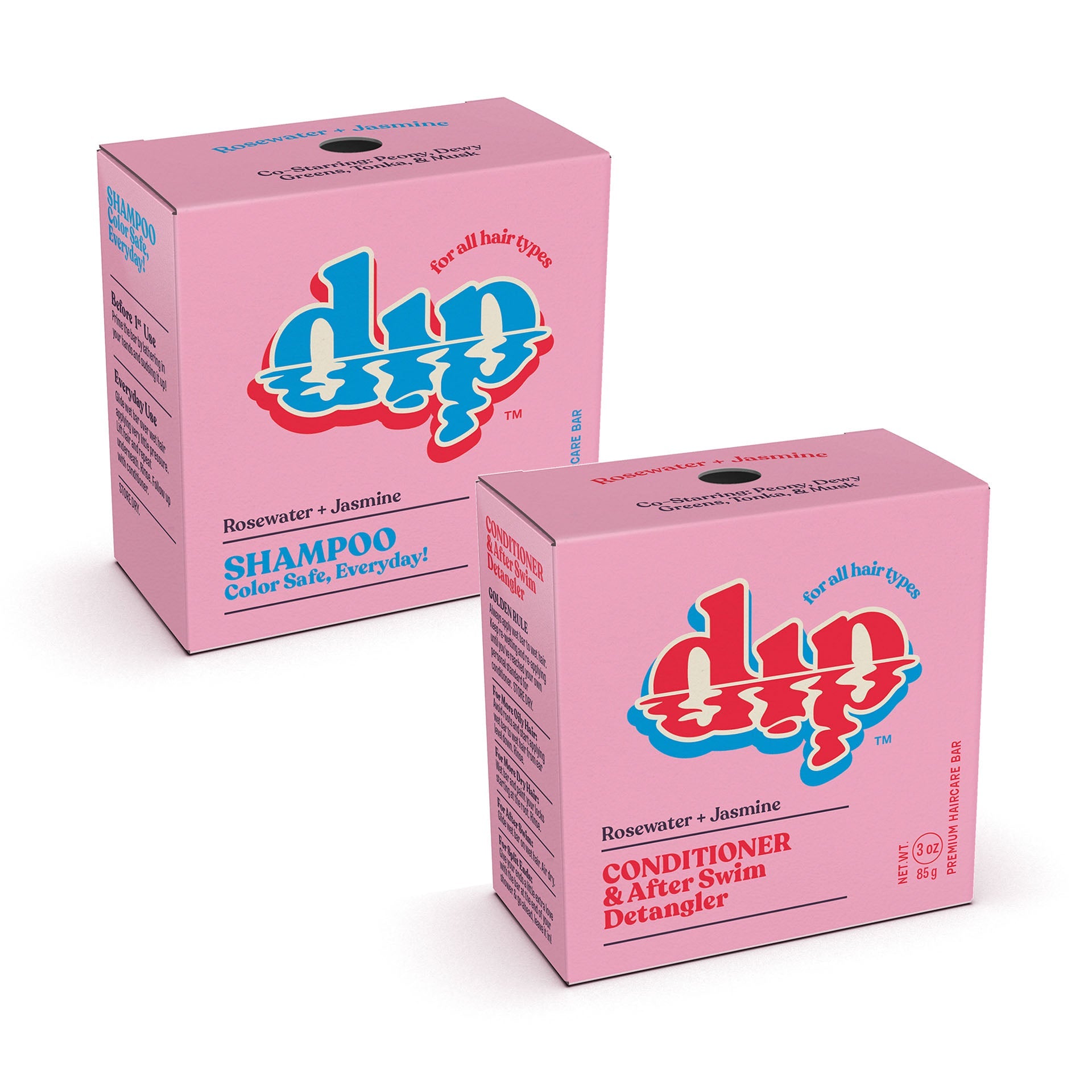 Double Dip: Rosewater & Jasmine - Full Size Refurbished - Dip Sustainable Hair Care refurbished available on Cerqular