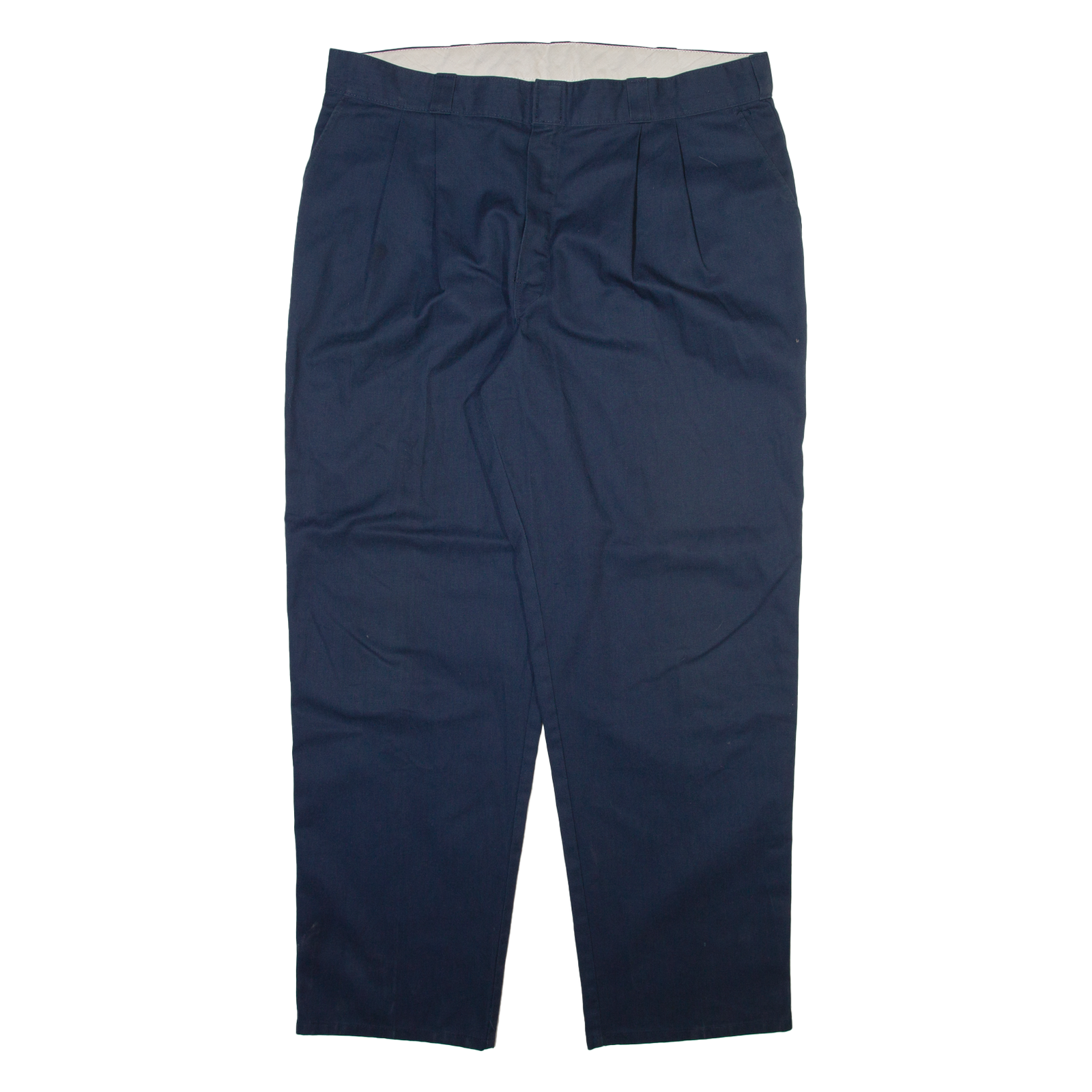 DICKIES Mens Trousers Blue Relaxed Tapered W42 L32 Refurbished - N/A refurbished available on Cerqular