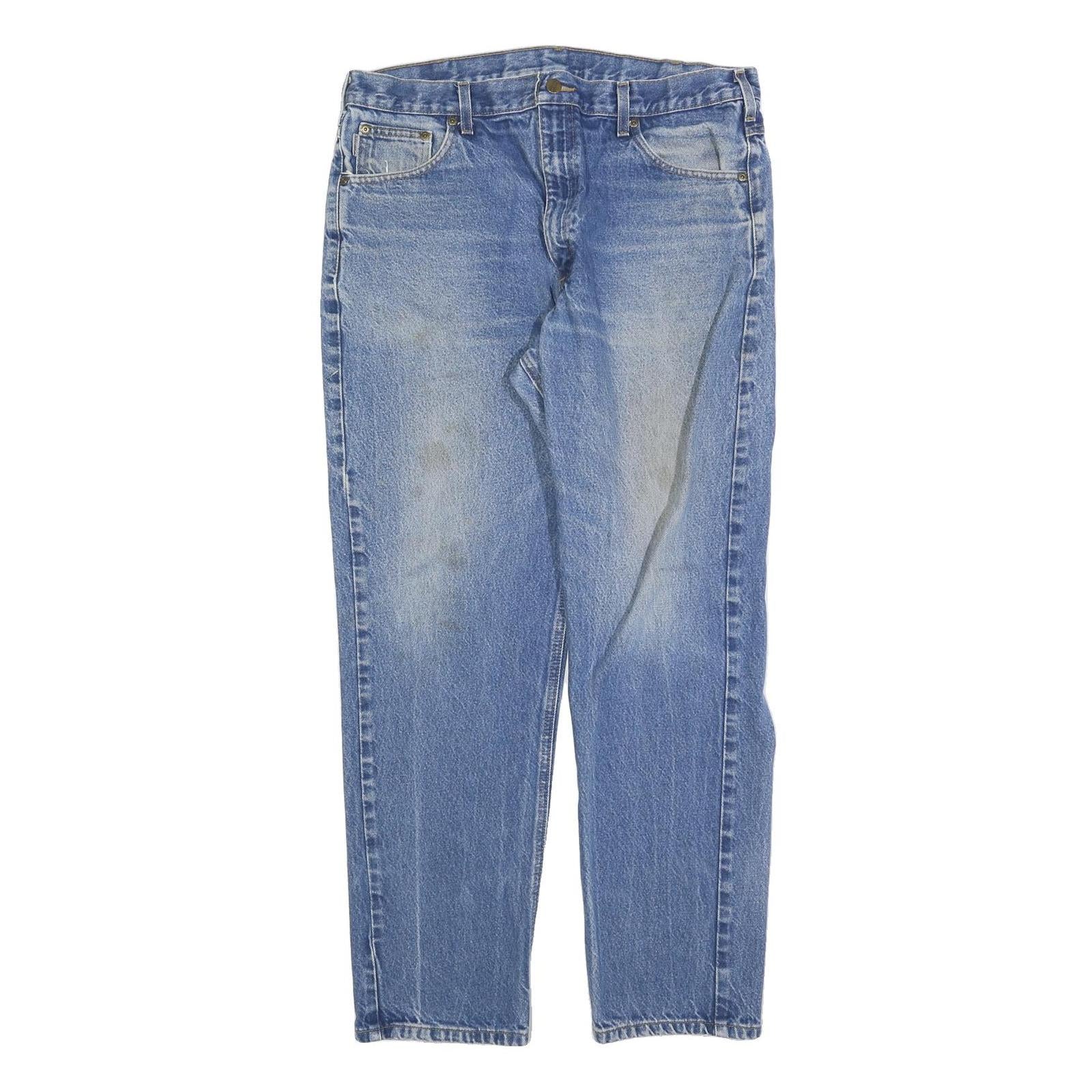 Buy CARHARTT Mens Regular Fit Blue Denim Jeans W36 L32 Classic Cotton Zip Refurbished - $49.39 CARHARTT Mens Regular Fit Blue Denim Jeans W36 L32 Classic Cotton Zip Refurbished - N/A refurbished available on Cerqular