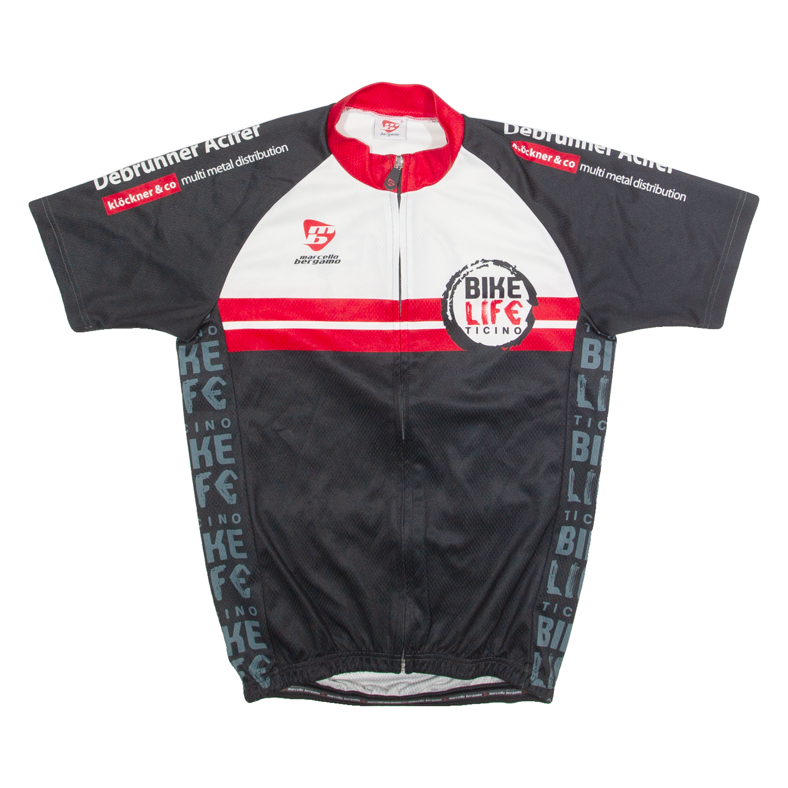 Buy MARCELLO BERGAMO Cycling Zip Up Mens Jersey Black High Neck M Refurbished - $22.09 MARCELLO BERGAMO Cycling Zip Up Mens Jersey Black High Neck M Refurbished - N/A refurbished available on Cerqular
