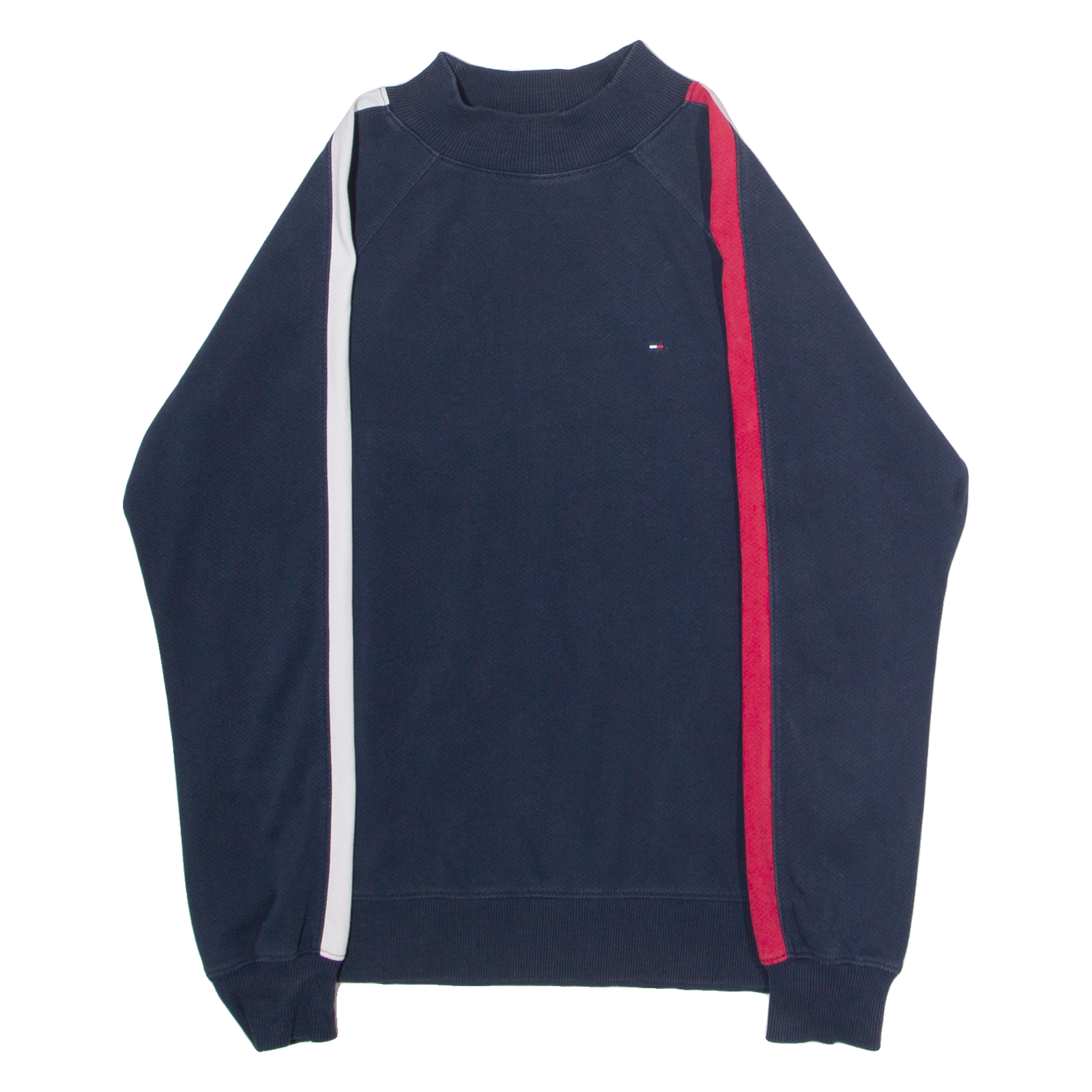 TOMMY HILFIGER Mens Sweatshirt Blue High Neck XS Refurbished - N/A refurbished available on Cerqular