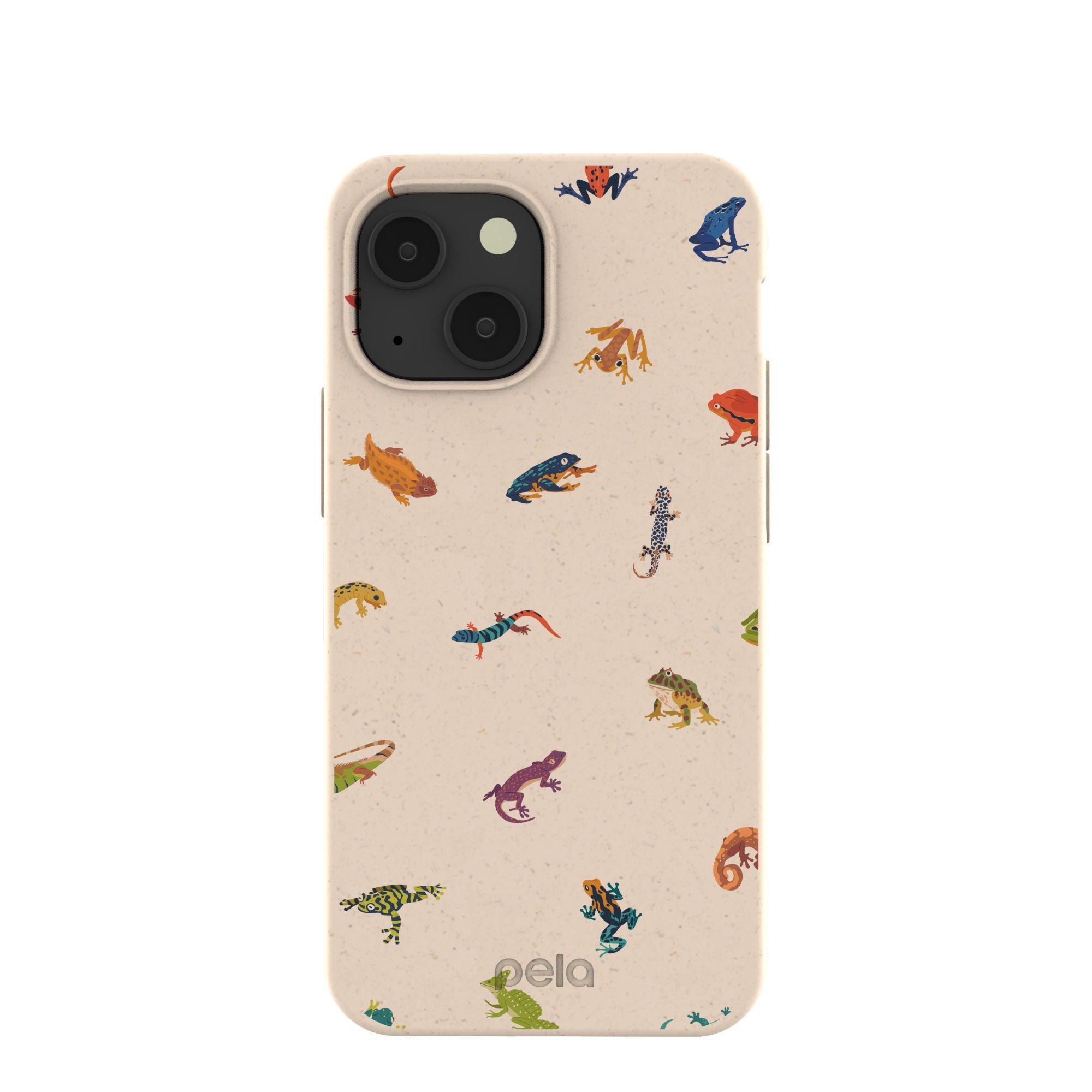 Seashell Tiny Amphibians iPhone 13 Mini Case Refurbished - Pela Case refurbished available on Cerqular