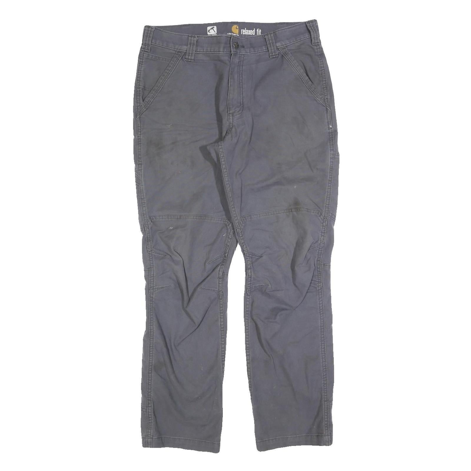 Buy CARHARTT Mens Cotton Blend Grey Relaxed Fit Straight Leg Trousers W33 L32 Refurbished - $40.29 CARHARTT Mens Cotton Blend Grey Relaxed Fit Straight Leg Trousers W33 L32 Refurbished - N/A refurbished available on Cerqular