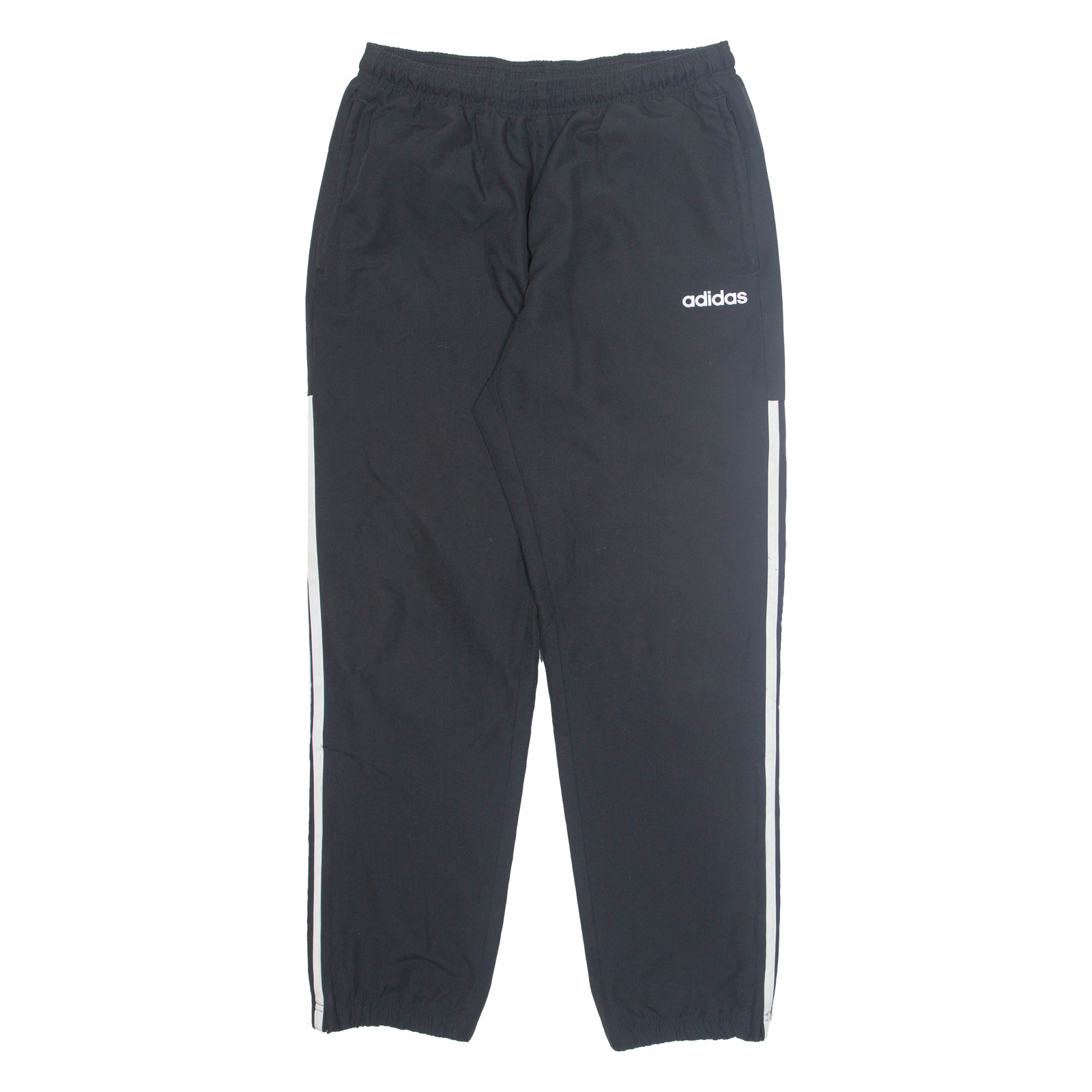 ADIDAS Womens Track Pants Black Tapered M W28 L29 Refurbished - N/A refurbished available on Cerqular