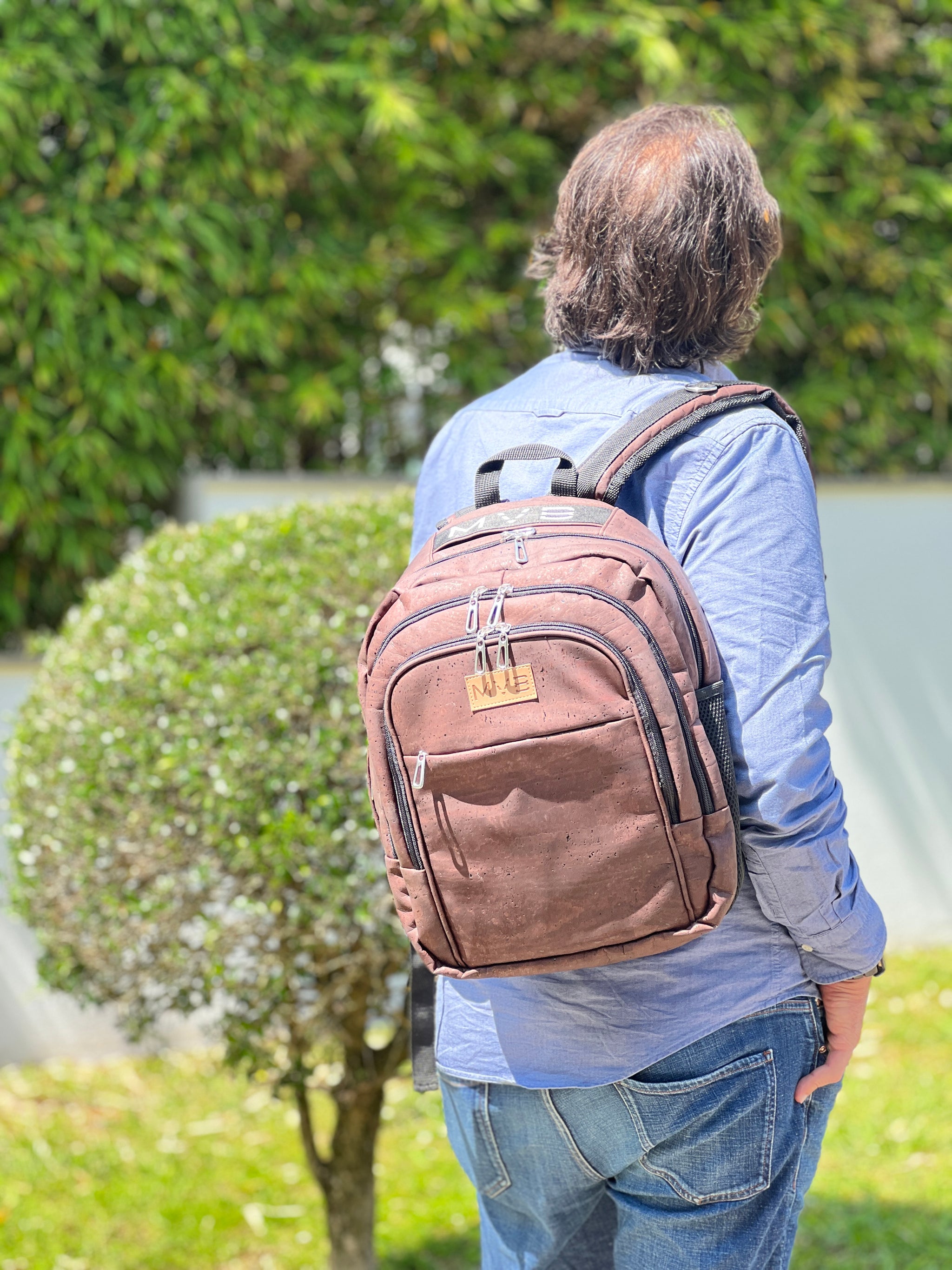 Xpedition Backpack Dark Brown Refurbished - My Vegan Bags refurbished available on Cerqular