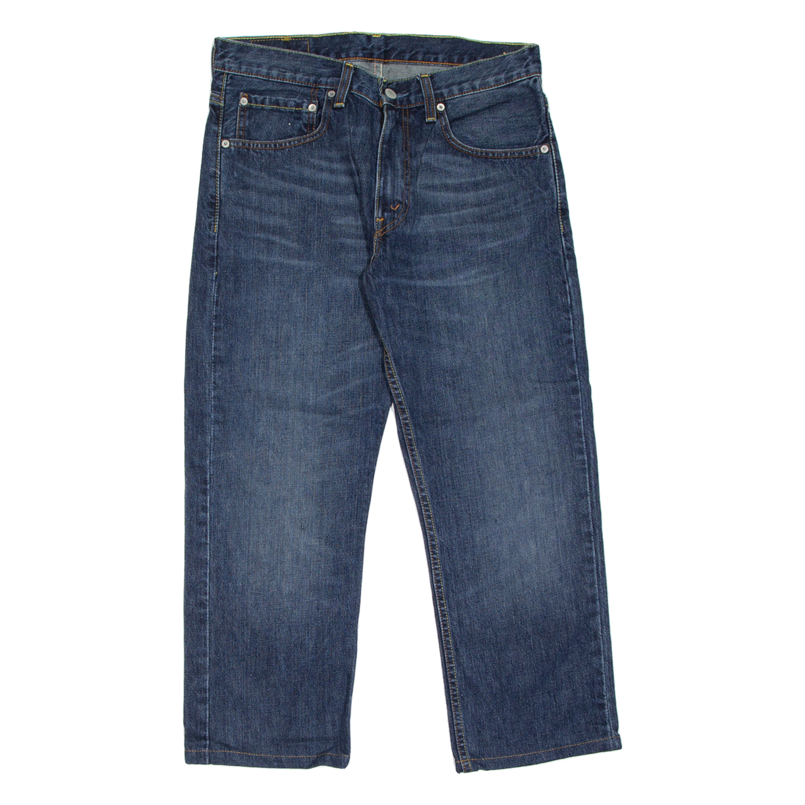 LEVI'S 752 Jeans Mens Blue Regular Straight W32 L25 Refurbished - N/A refurbished available on Cerqular
