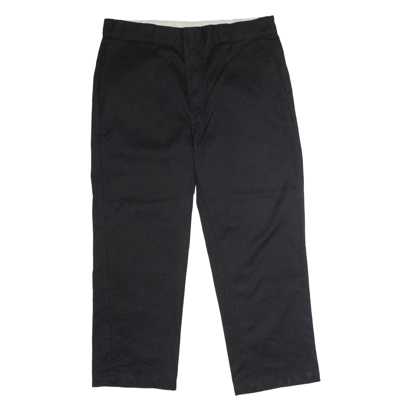 DICKIES Workwear Mens Twill Trousers Black Regular Straight W38 L28 Refurbished - N/A refurbished available on Cerqular