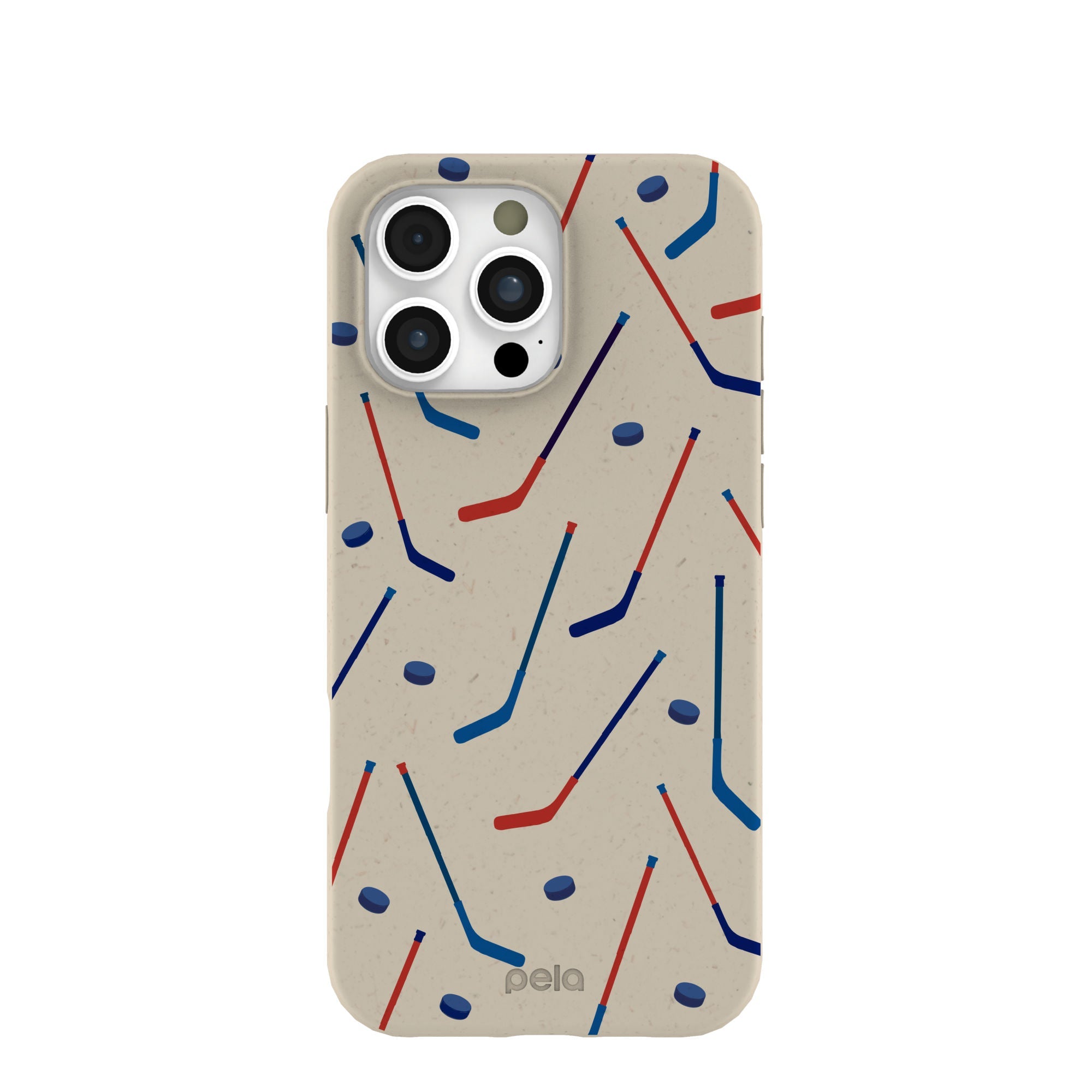 London Fog Pucks and Sticks iPhone 16 Pro Max Case Refurbished - Pela Case refurbished available on Cerqular