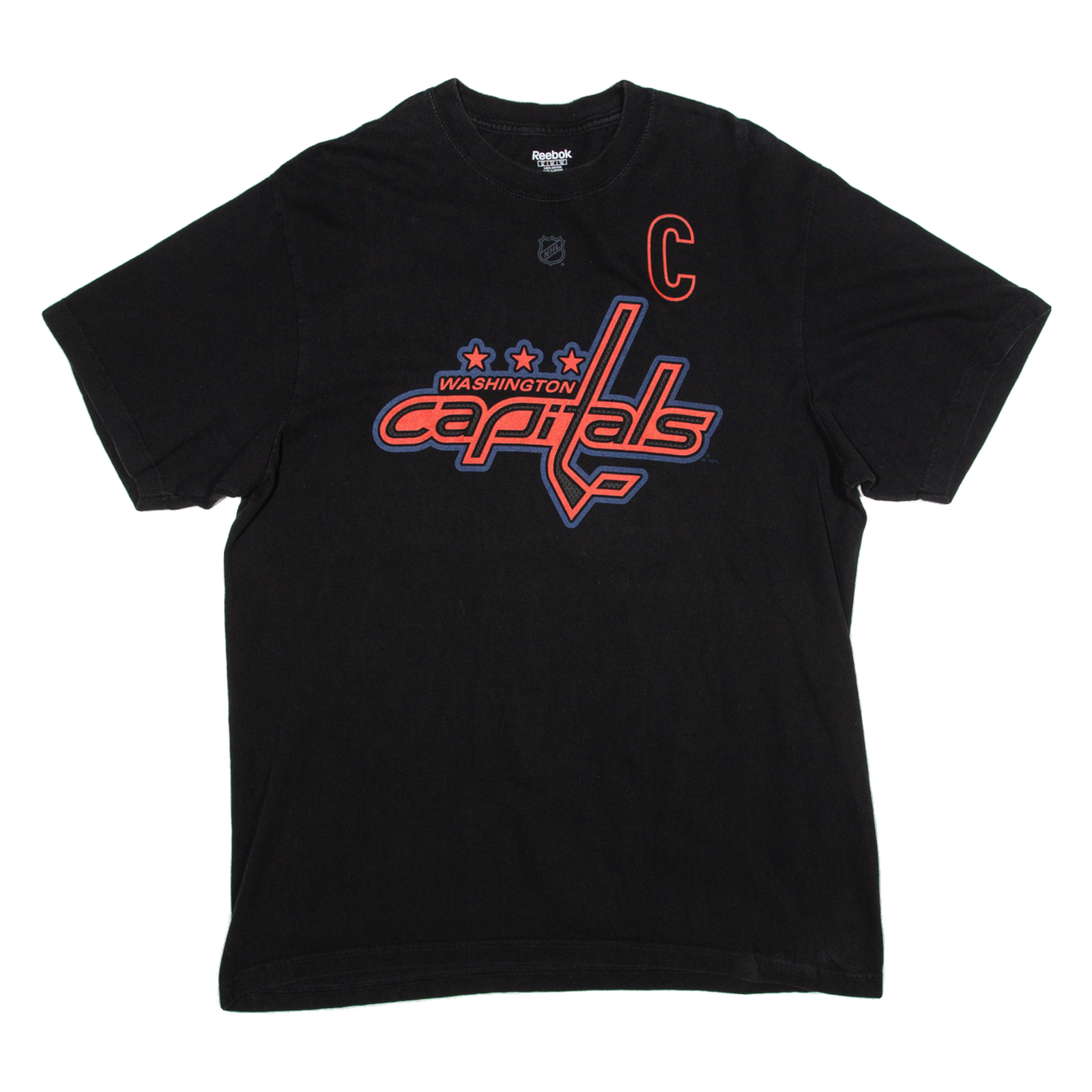 REEBOK Washington Capitals Womens T-Shirt Black USA XL Refurbished - N/A refurbished available on Cerqular