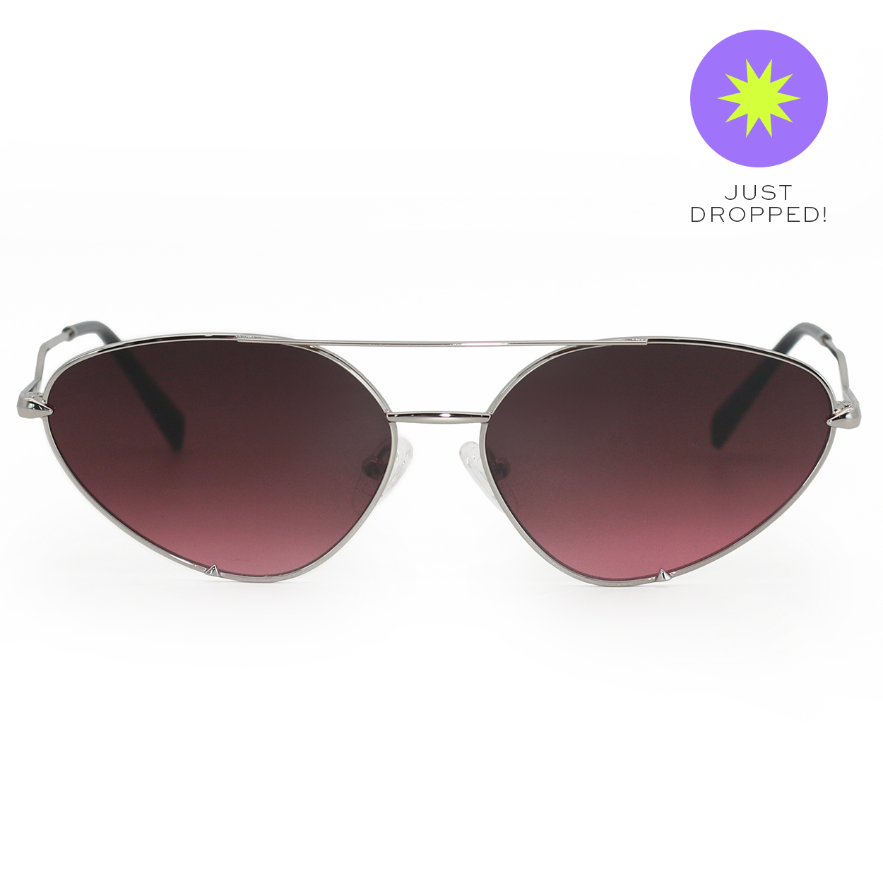 Lucky Star - Ruby & Silver | Color: Gold - Burgundy | Size: OS Refurbished - N/A refurbished available on Cerqular