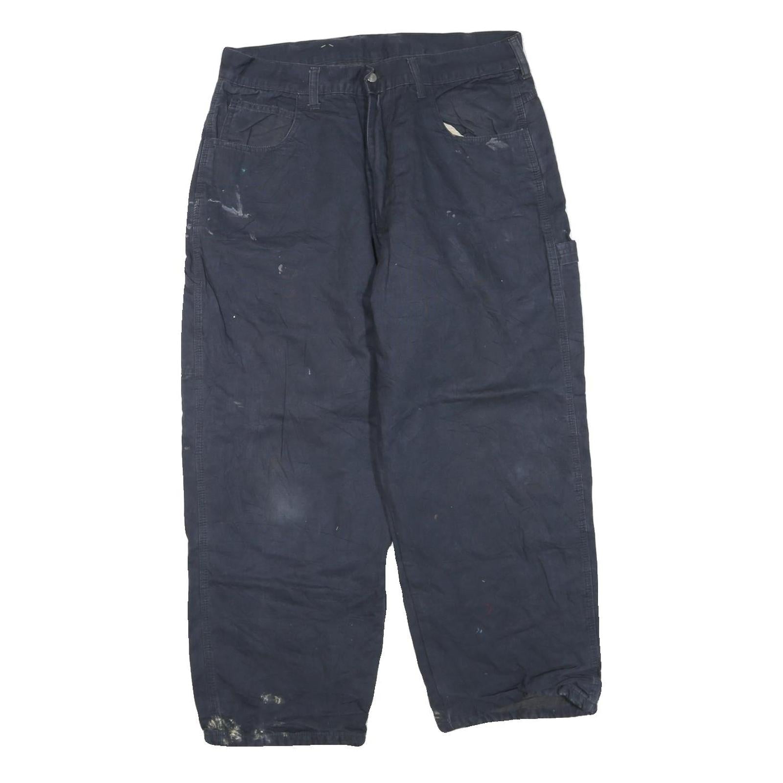 Buy CARHARTT Mens Regular Navy Blue Cotton Blend Work Trousers W34 L26 Zip Pocketed Refurbished - $40.29 CARHARTT Mens Regular Navy Blue Cotton Blend Work Trousers W34 L26 Zip Pocketed Refurbished - N/A refurbished available on Cerqular