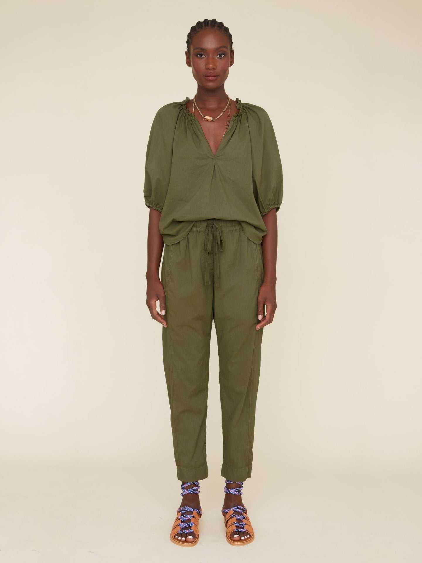 Pants X327117 Draper Draper Pant Green-Moss | Color: GREEN MOSS | Size: L Refurbished - Rue Madame is a known brand, and the standardized name is " refurbished available on Cerqular