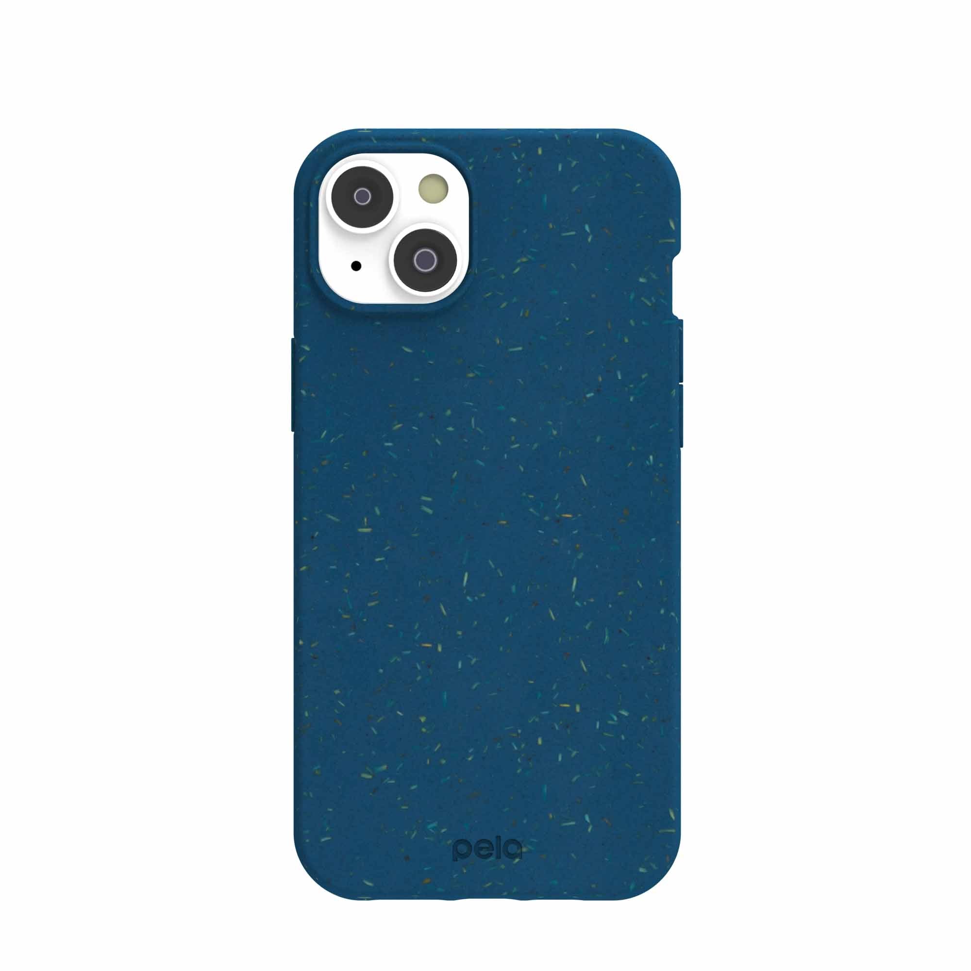 Stormy Blue iPhone 14 Plus Case Refurbished - Pela Case refurbished available on Cerqular