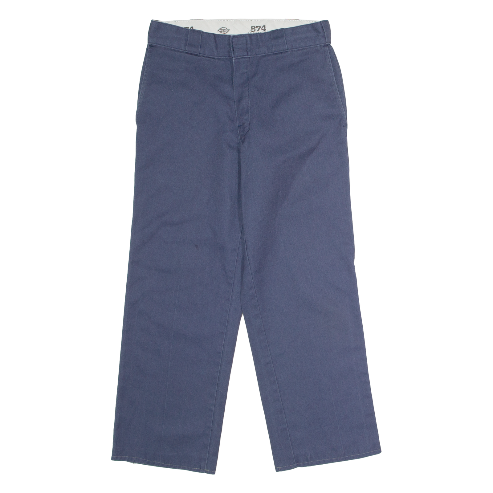 DICKIES 874 Workwear Mens Twill Trousers Blue Classic Straight W30 L25 Refurbished - N/A refurbished available on Cerqular