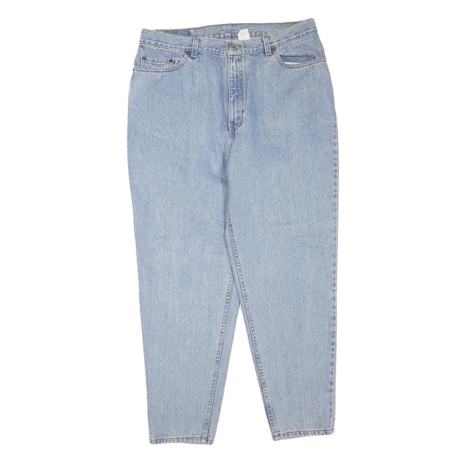 LEVI'S 550 Womens Regular Fit Blue Denim Light Wash Jeans W36 L30 Classic Zip Refurbished - N/A refurbished available on Cerqular