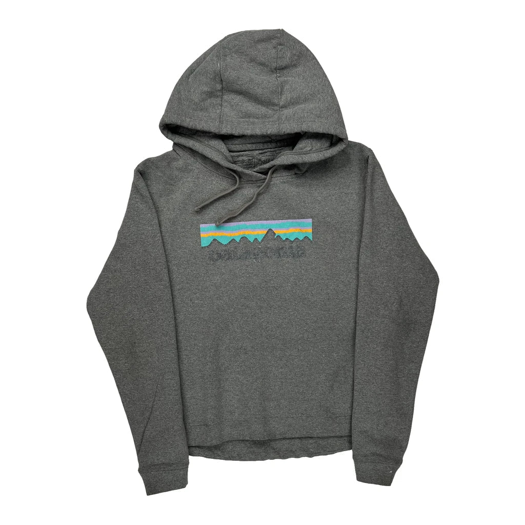 Versatil Hoody Patagonia Hoodie - Small Grey Cotton Blend Refurbished - Thrifted (note: this is a term often used to describe second- refurbished available on Cerqular