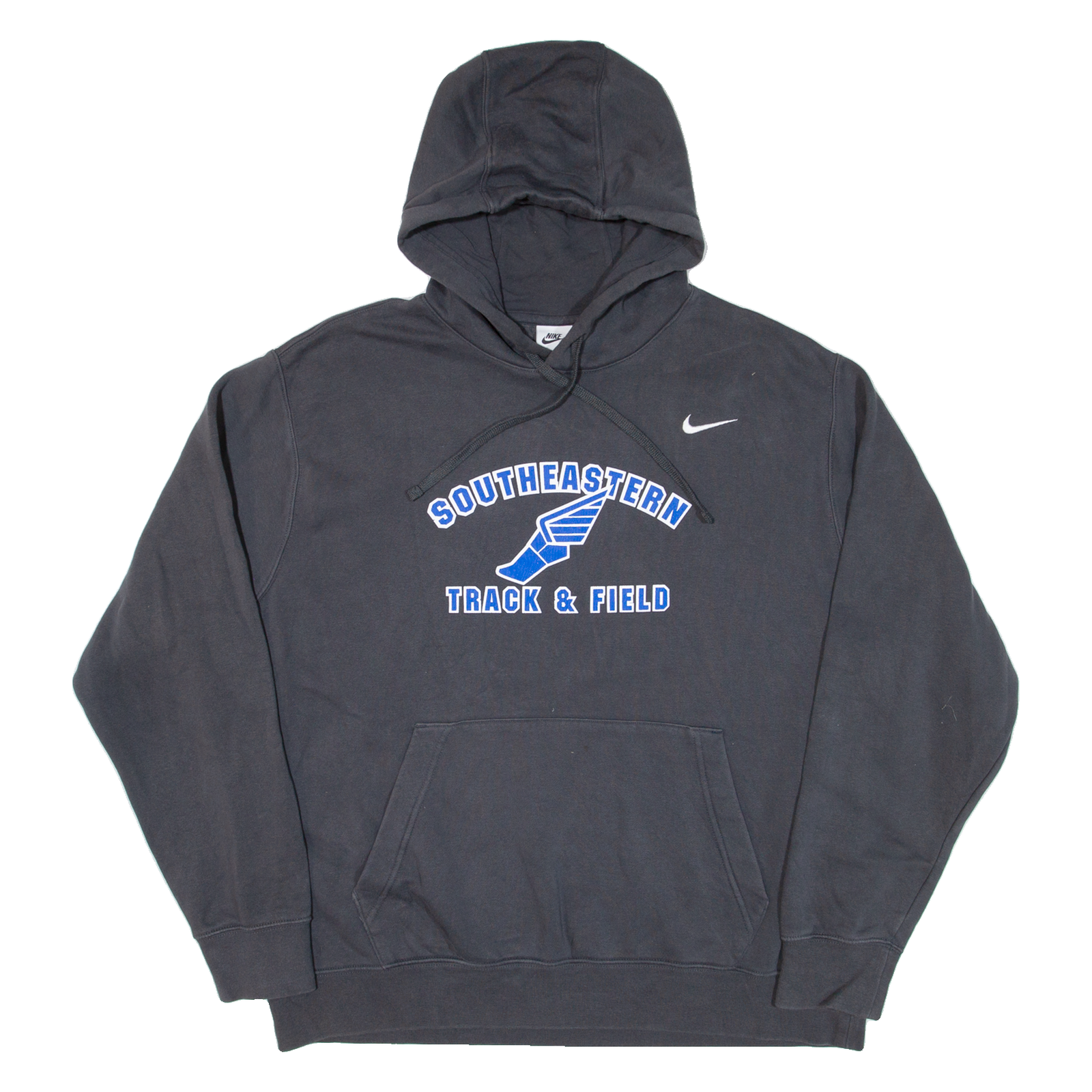NIKE Track & Field Mens Grey Hoodie USA XL Refurbished - N/A refurbished available on Cerqular