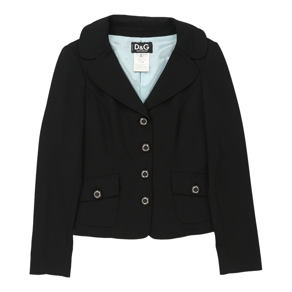 Dolce & Gabbana Blazer - Medium Black Acetate | Size: medium Refurbished - N/A (Preloved Designer is not a specific brand, it refurbished available on Cerqular