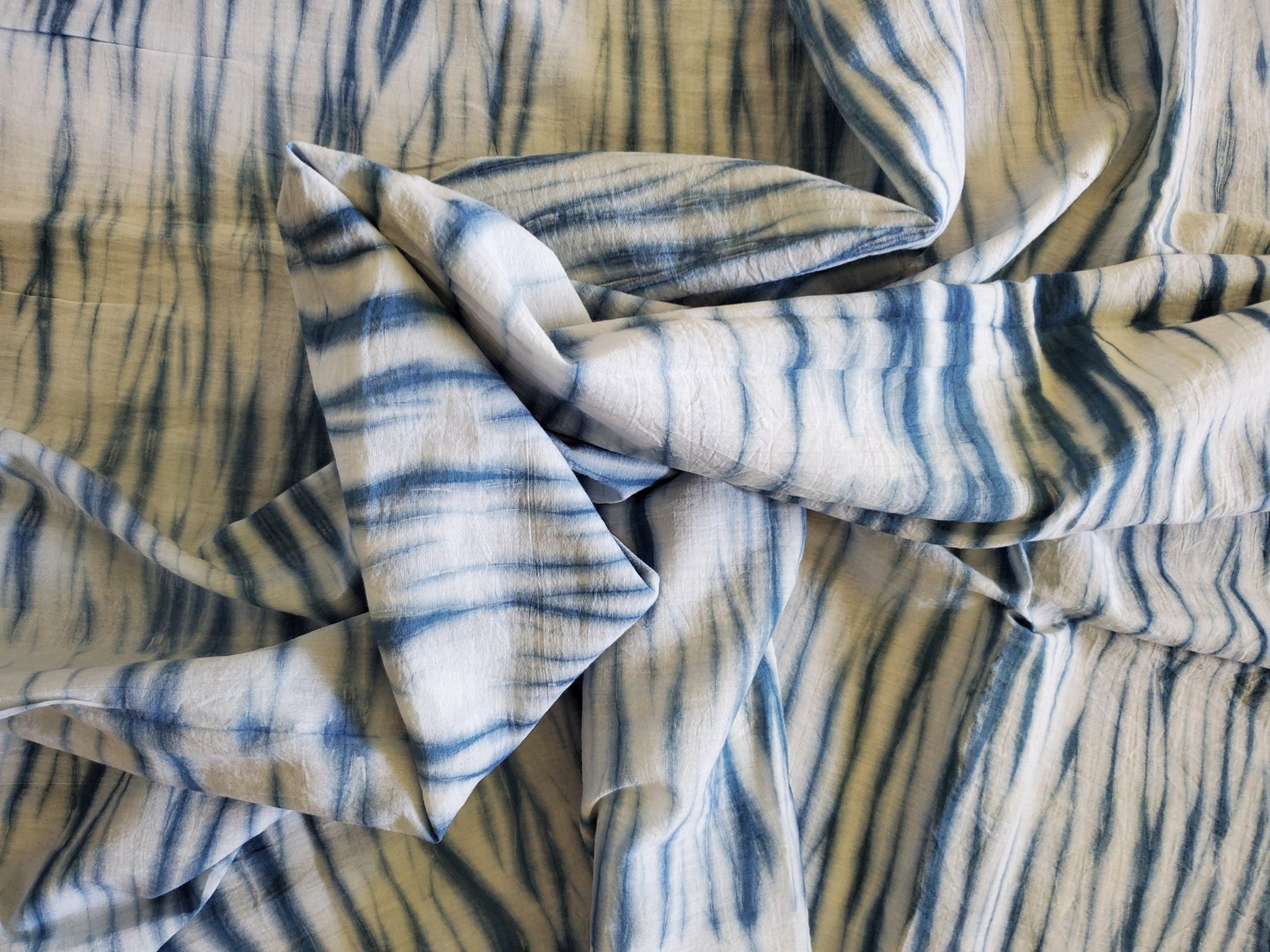 Indigo  Ridge Cotton Fabric Refurbished - N/A refurbished available on Cerqular