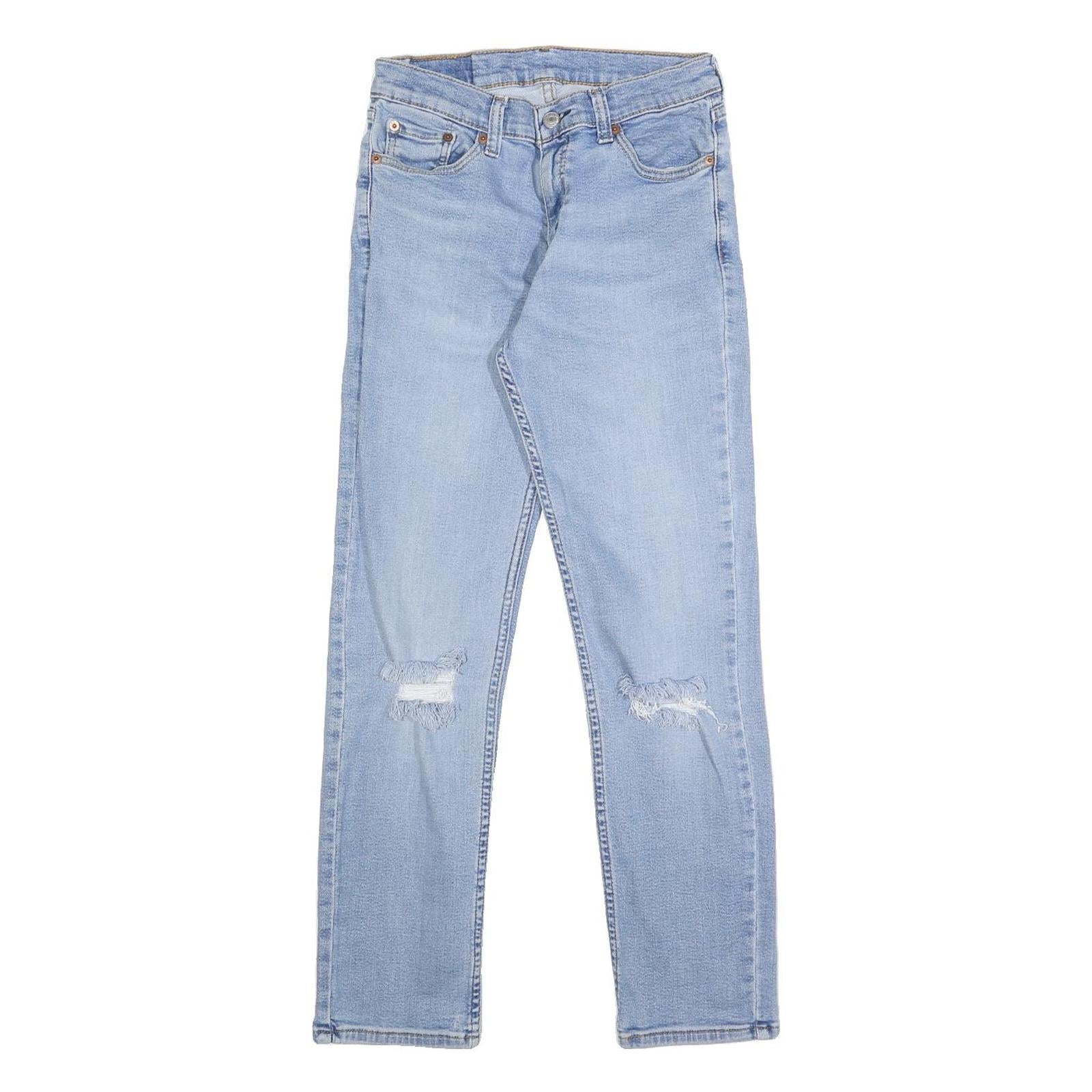 LEVI'S 511 Slim Mens Jeans Blue Slim Skinny Denim Light W26 L26 Fashion Casual Refurbished - N/A refurbished available on Cerqular