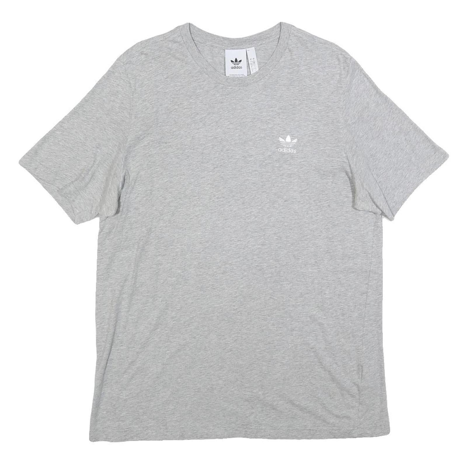 Buy ADIDAS Mens Grey Crew Neck Short Sleeve T-Shirt L Cotton Blend Casual Wear Refurbished - $15.59 ADIDAS Mens Grey Crew Neck Short Sleeve T-Shirt L Cotton Blend Casual Wear Refurbished - N/A refurbished available on Cerqular