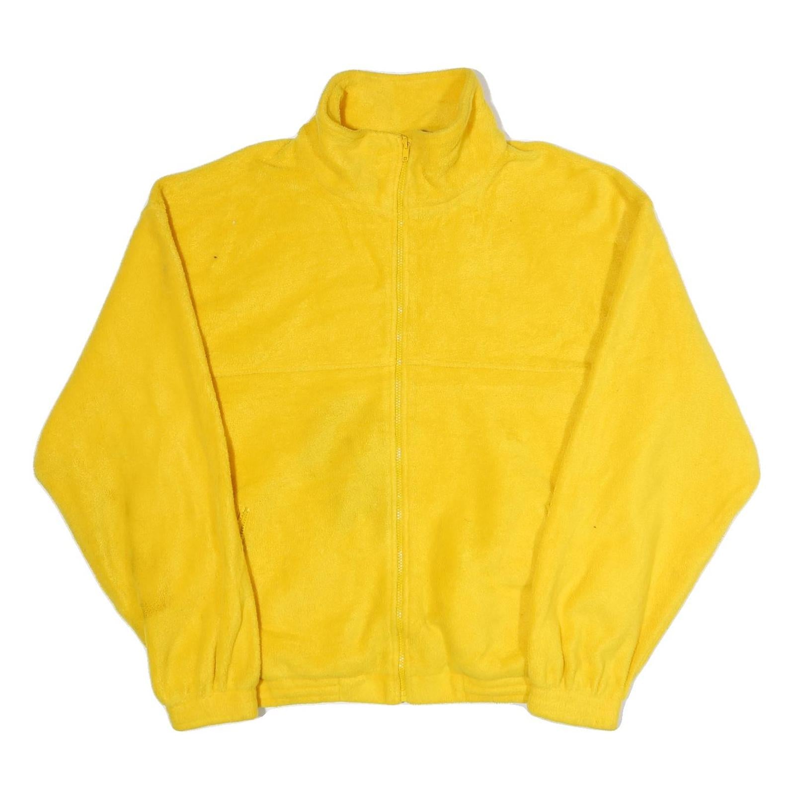 TRI-MOUNTAIN Mens Yellow Jacket XL Polyester Plain Zip Front Regular Fit Refurbished - N/A refurbished available on Cerqular