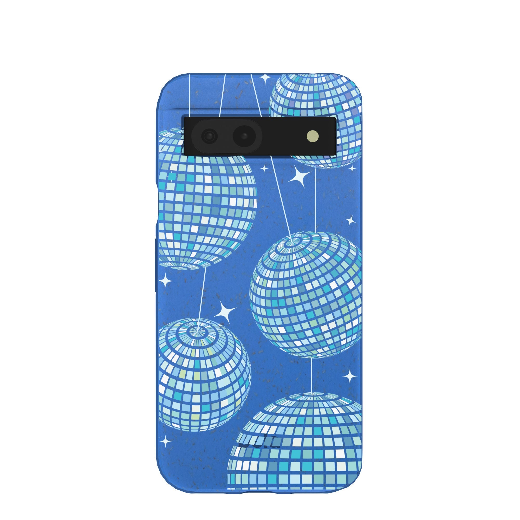 Electric Blue Blue Groove Google Pixel 8a Case Refurbished - Pela Case refurbished available on Cerqular