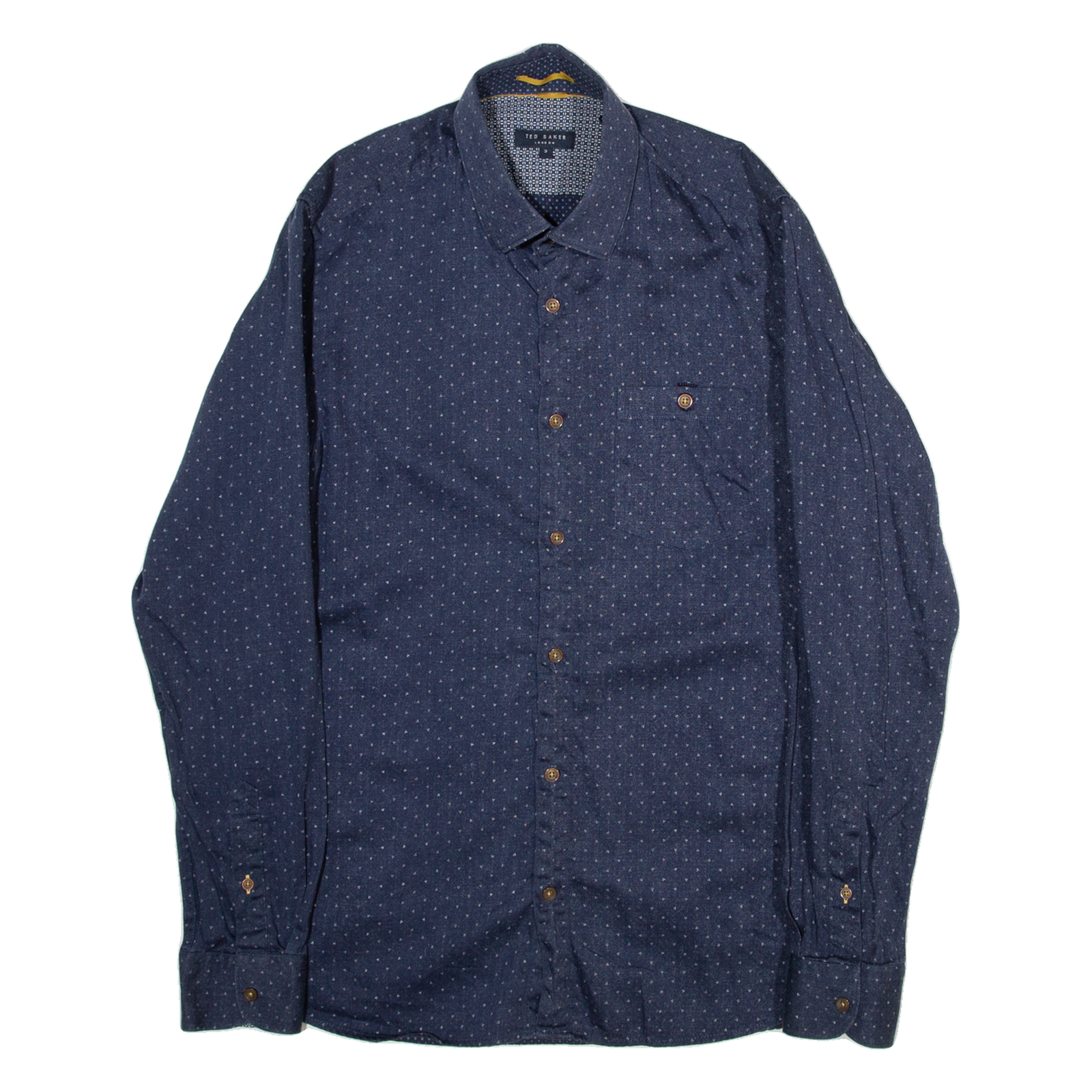 TED BAKER Mens Shirt Blue Long Sleeve S Refurbished - N/A refurbished available on Cerqular