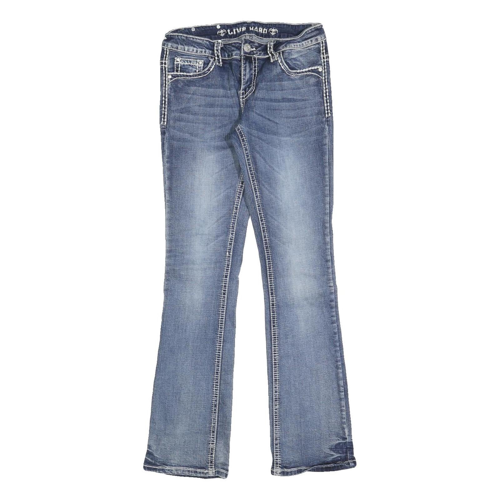 Buy LIVE HARD Womens Slim Blue Denim Light Wash Jeans W30 L32 Stylish Contrast Refurbished - $23.39 LIVE HARD Womens Slim Blue Denim Light Wash Jeans W30 L32 Stylish Contrast Refurbished - N/A refurbished available on Cerqular