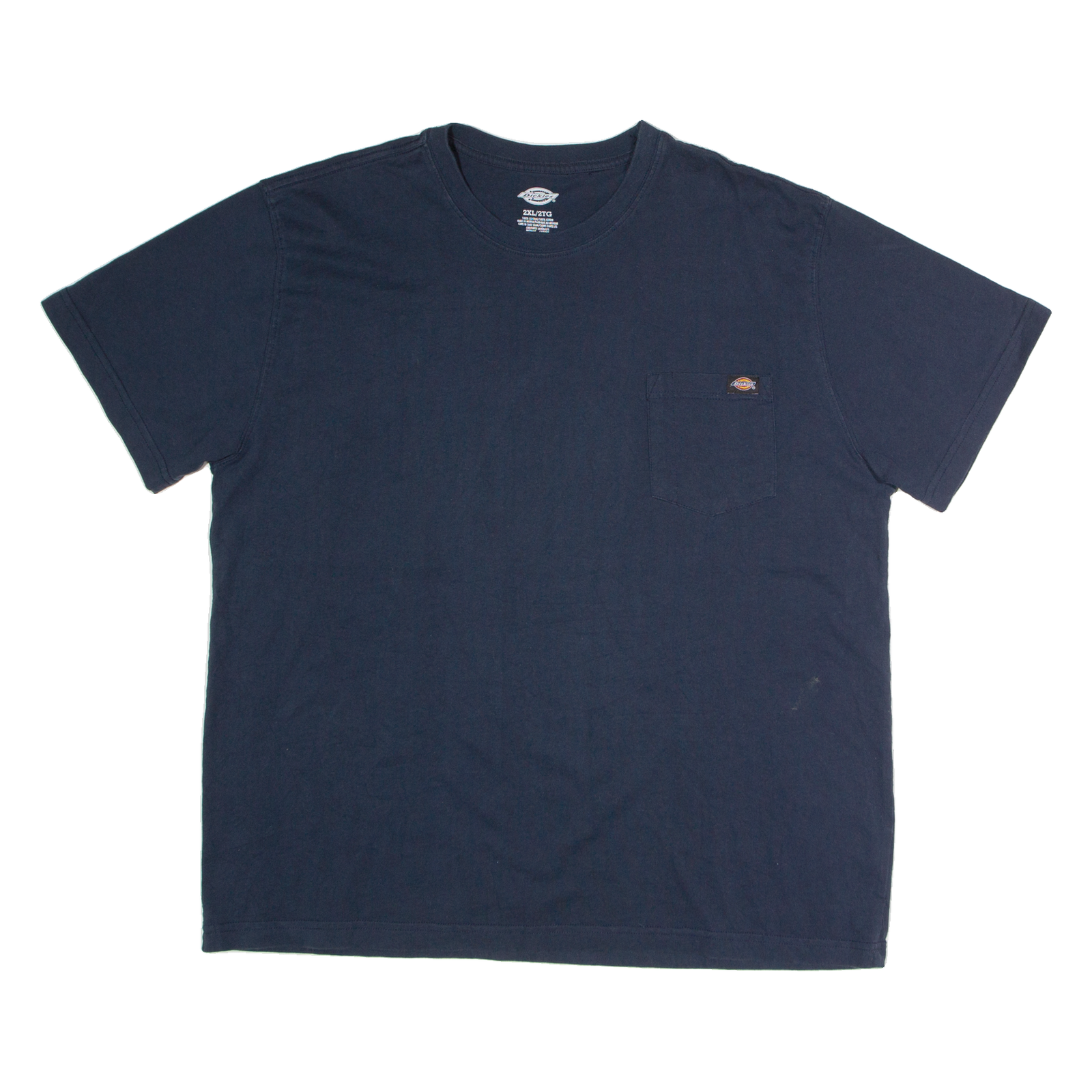 DICKIES Mens T-Shirt Blue 2XL Refurbished - N/A refurbished available on Cerqular