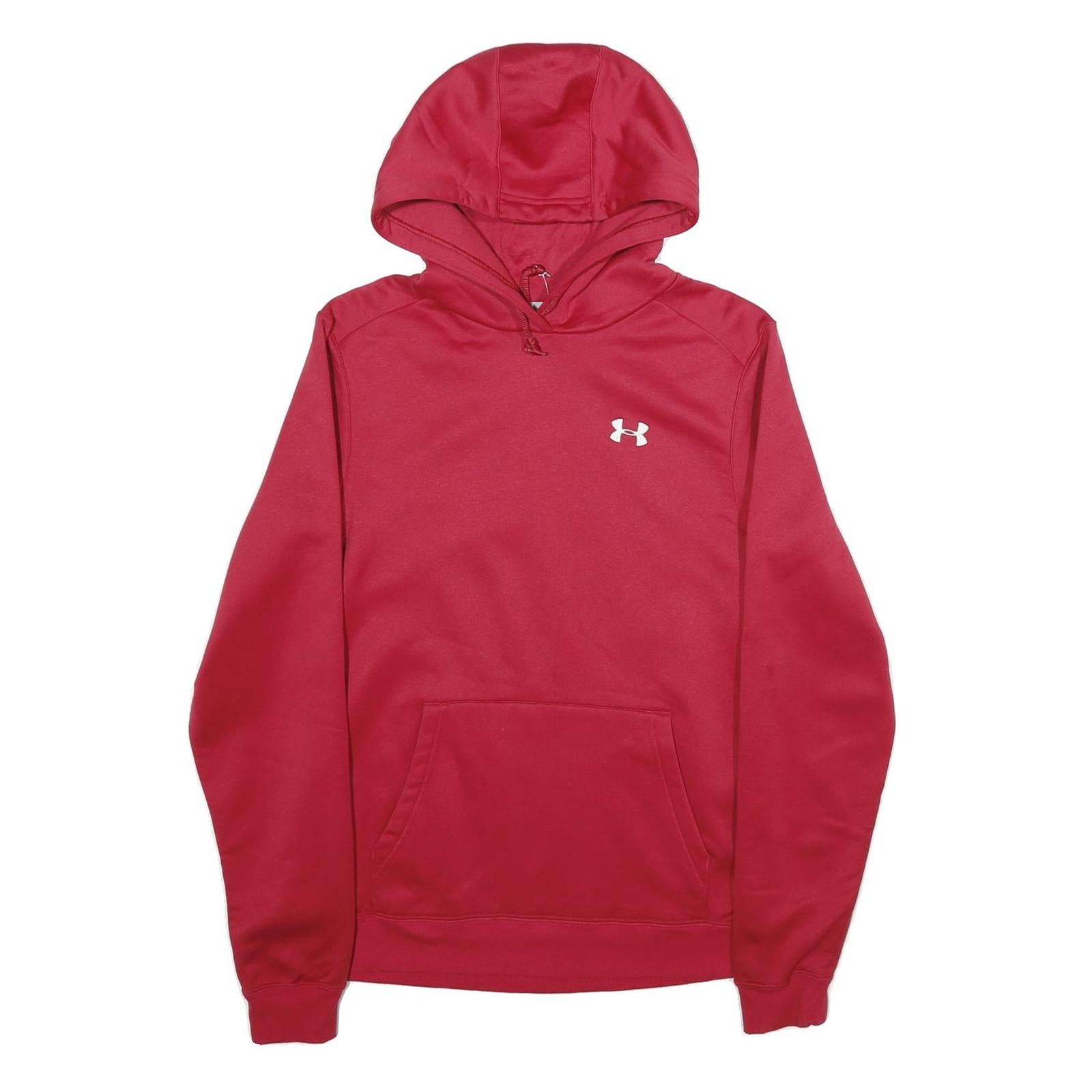 UNDER ARMOUR Mens Red Hoodie S Lightweight Sports Sweatshirt Refurbished - N/A refurbished available on Cerqular