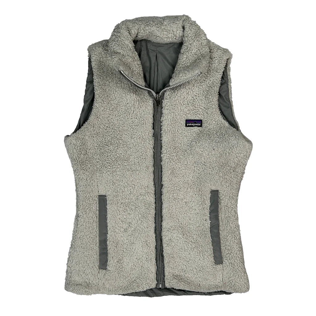 Patagonia Fleece Gilet - XS Grey Polyester Refurbished - Thrifted (note: this is a term often used to describe second- refurbished available on Cerqular