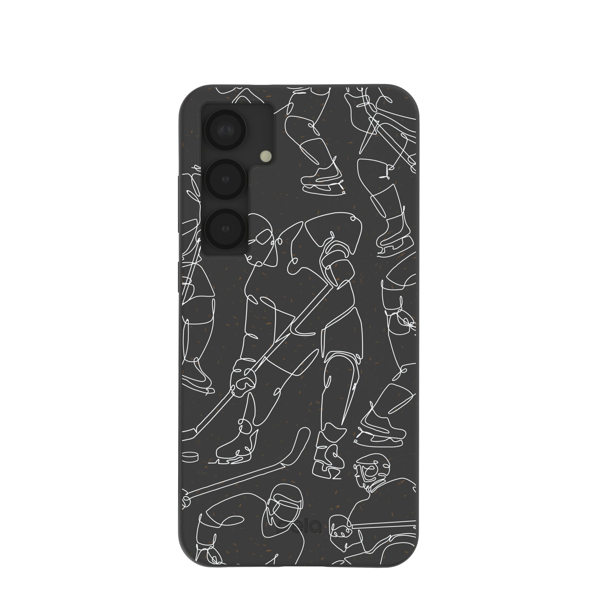 Black Play Sketch Samsung Galaxy S25+(Plus) Case Refurbished - Pela Case refurbished available on Cerqular