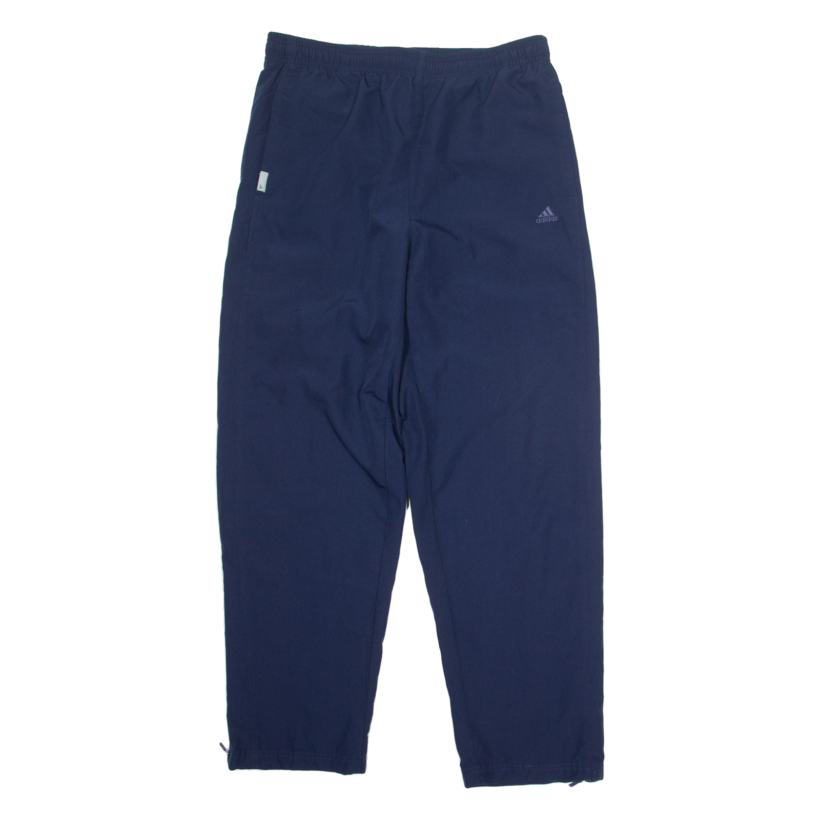 ADIDAS Womens Track Pants Blue Straight UK 16 W32 L30 Refurbished - N/A refurbished available on Cerqular