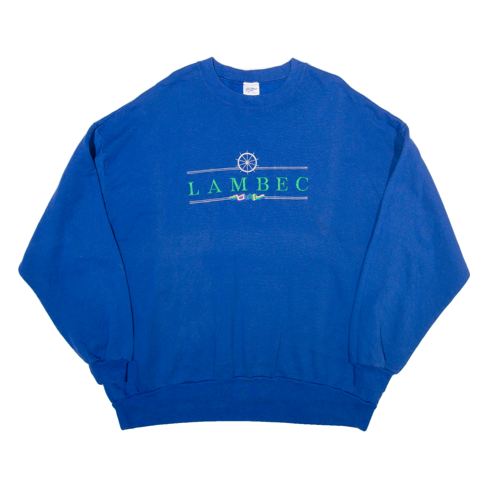 VELVA SHEEN Mens Sweatshirt Blue 2XL Refurbished - N/A refurbished available on Cerqular