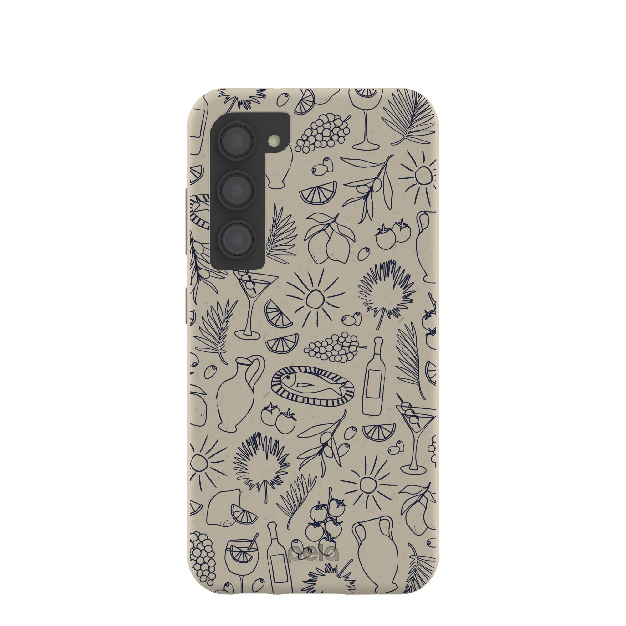 London Fog Mediterranean Moments Samsung Galaxy S23 Case Refurbished - Pela Case refurbished available on Cerqular