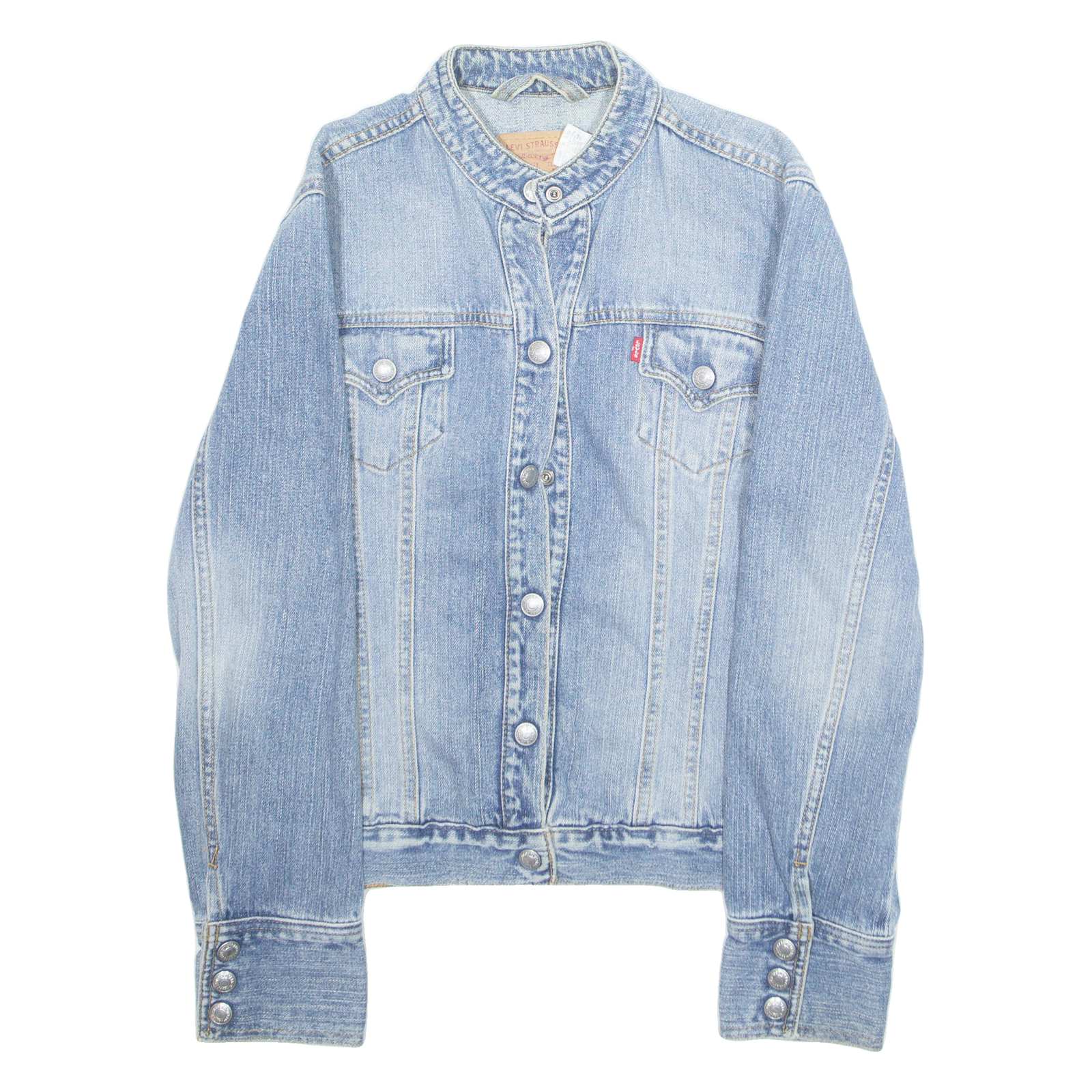 LEVI'S Womens Denim Jacket Blue M Refurbished - N/A refurbished available on Cerqular