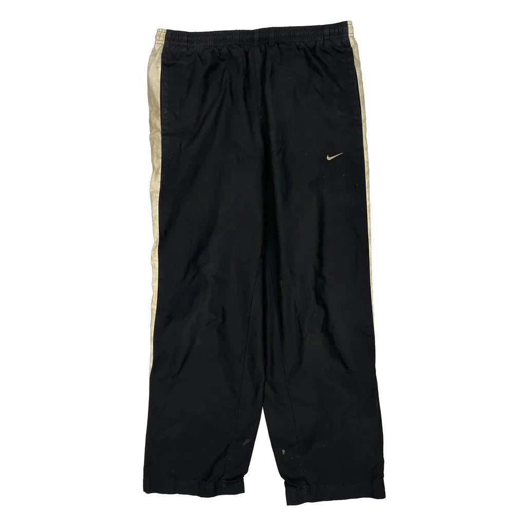 Nike Tracksuit - Small Black Polyester Refurbished - Thrifted (note: this is a term often used to describe second- refurbished available on Cerqular
