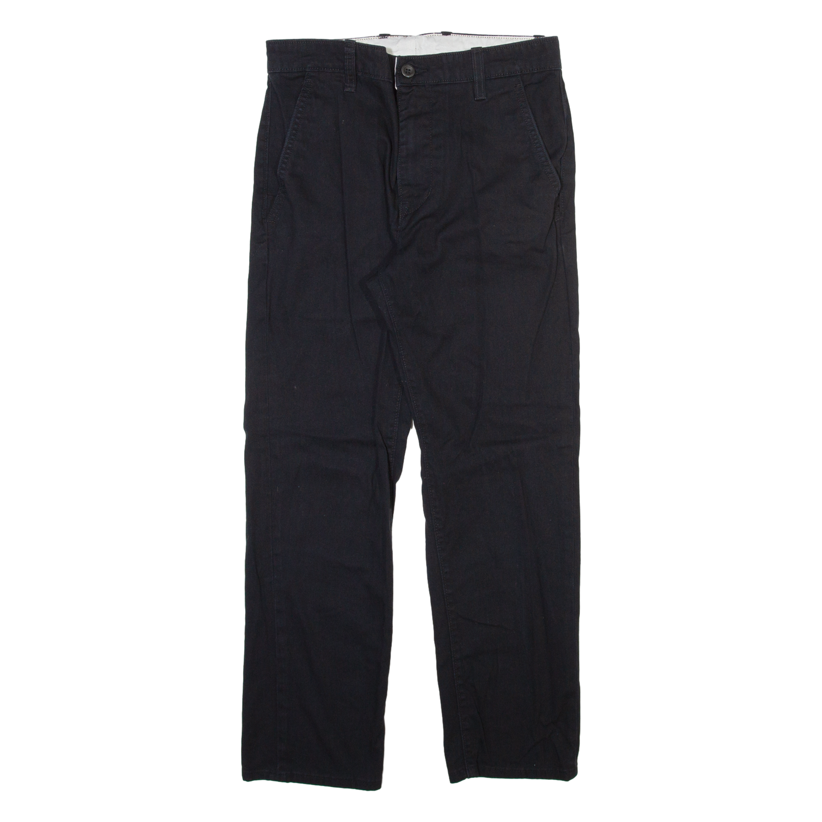 LEVI'S Mens Trousers Black Slim Straight W28 L26 Refurbished - N/A refurbished available on Cerqular