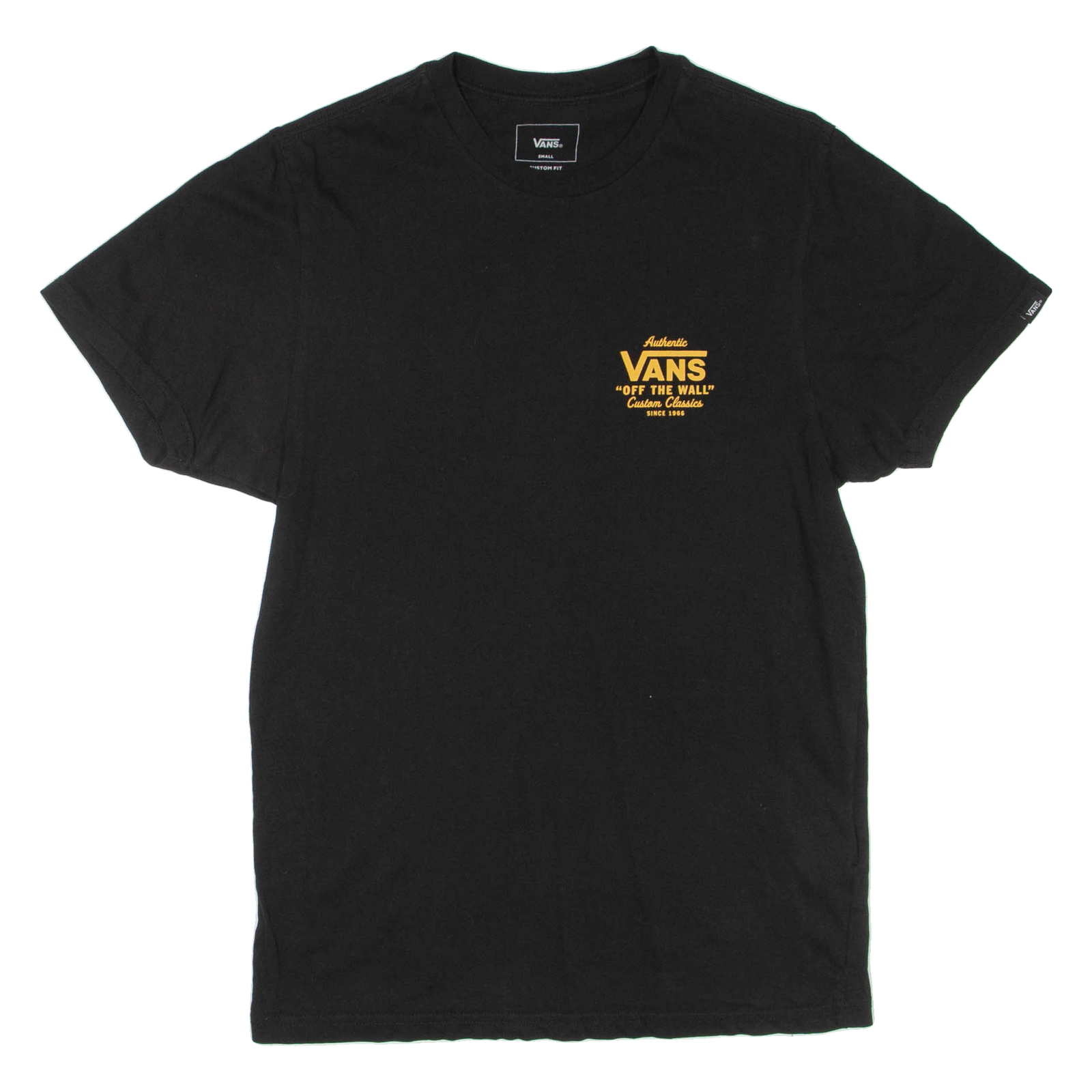 VANS Mens T-Shirt Black S Refurbished - N/A refurbished available on Cerqular