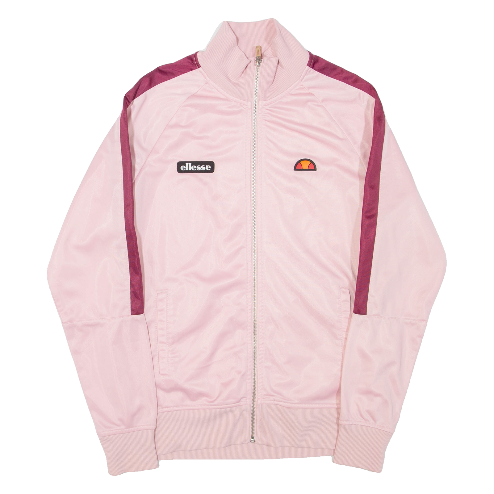 ELLESSE Womens Track Jacket Pink M Refurbished - N/A refurbished available on Cerqular