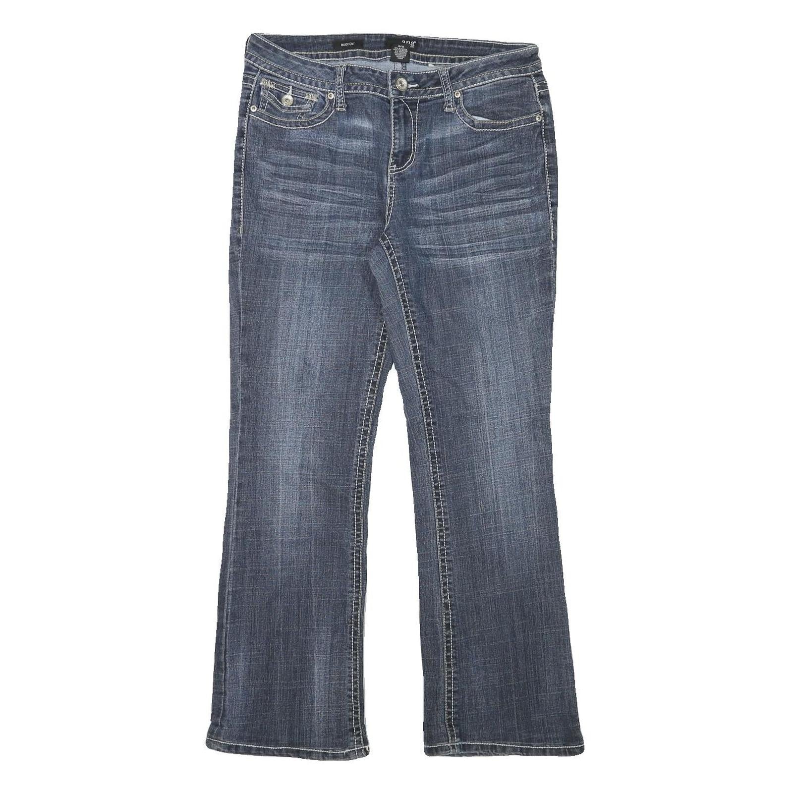 ANA Womens Jeans Blue Regular Bootcut Denim Medium W30 L28 Stylish Comfort Fit Refurbished - N/A refurbished available on Cerqular