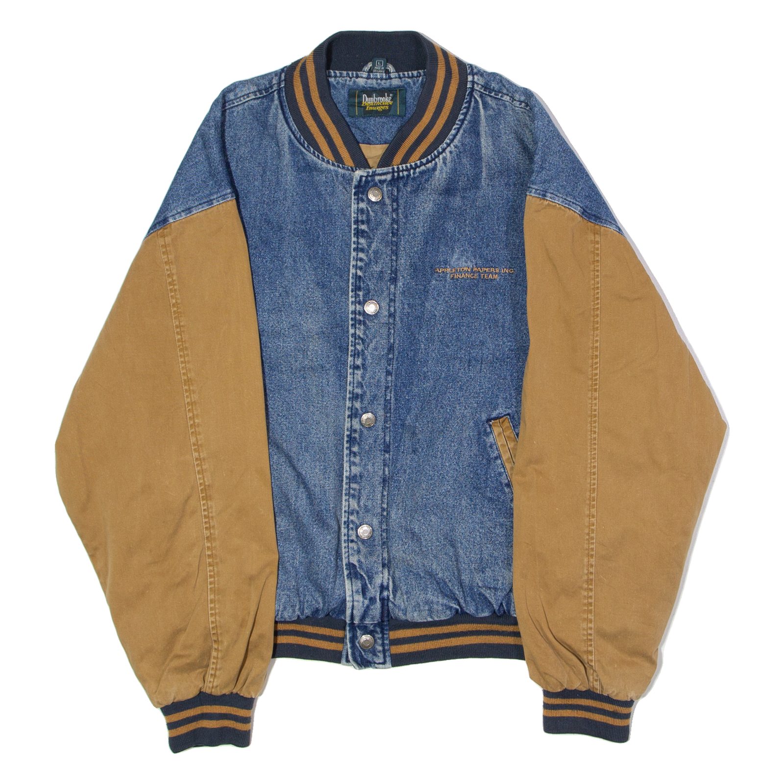 Buy DUBROOKE Appleton Papers Inc Mens Bomber Jacket Blue 90s USA L Refurbished - $50.69 DUBROOKE Appleton Papers Inc Mens Bomber Jacket Blue 90s USA L Refurbished - N/A refurbished available on Cerqular